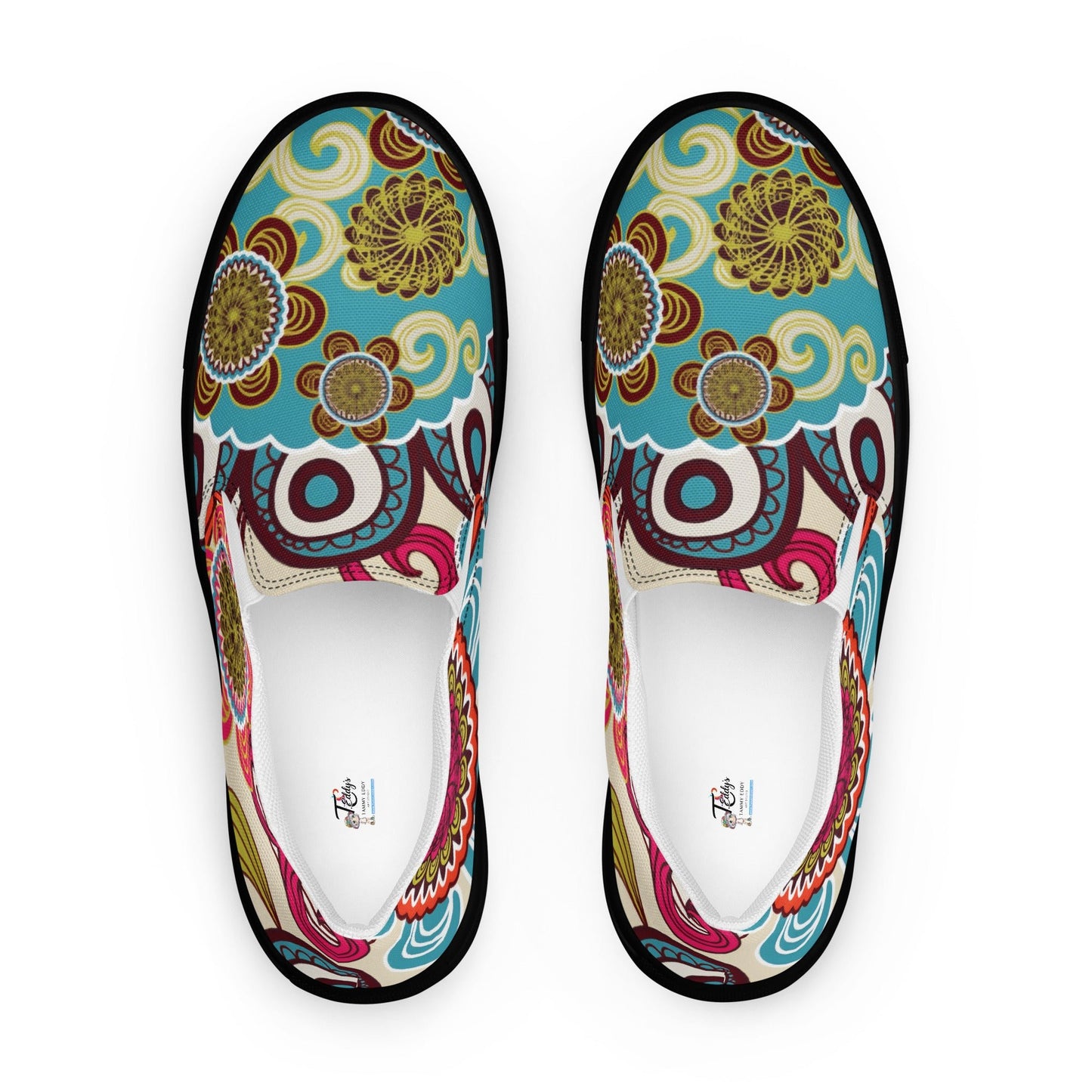 Step into Style with Bohemian Slip - Ons - T.Eddy’s Art Studio