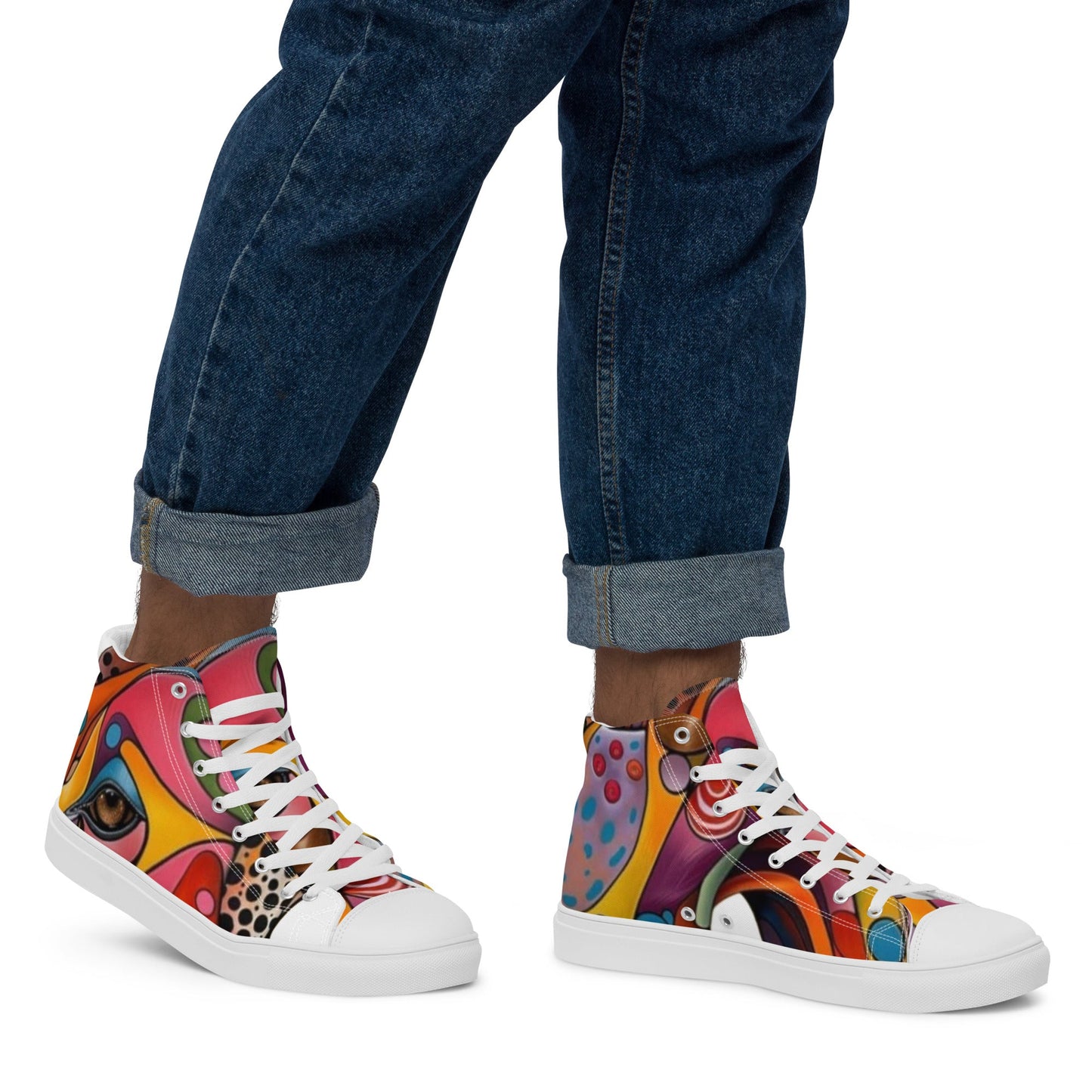 T.Eddy'sArt Studio High - Top Canvas Shoes: Make a Statement - T.Eddy’s Art Studio