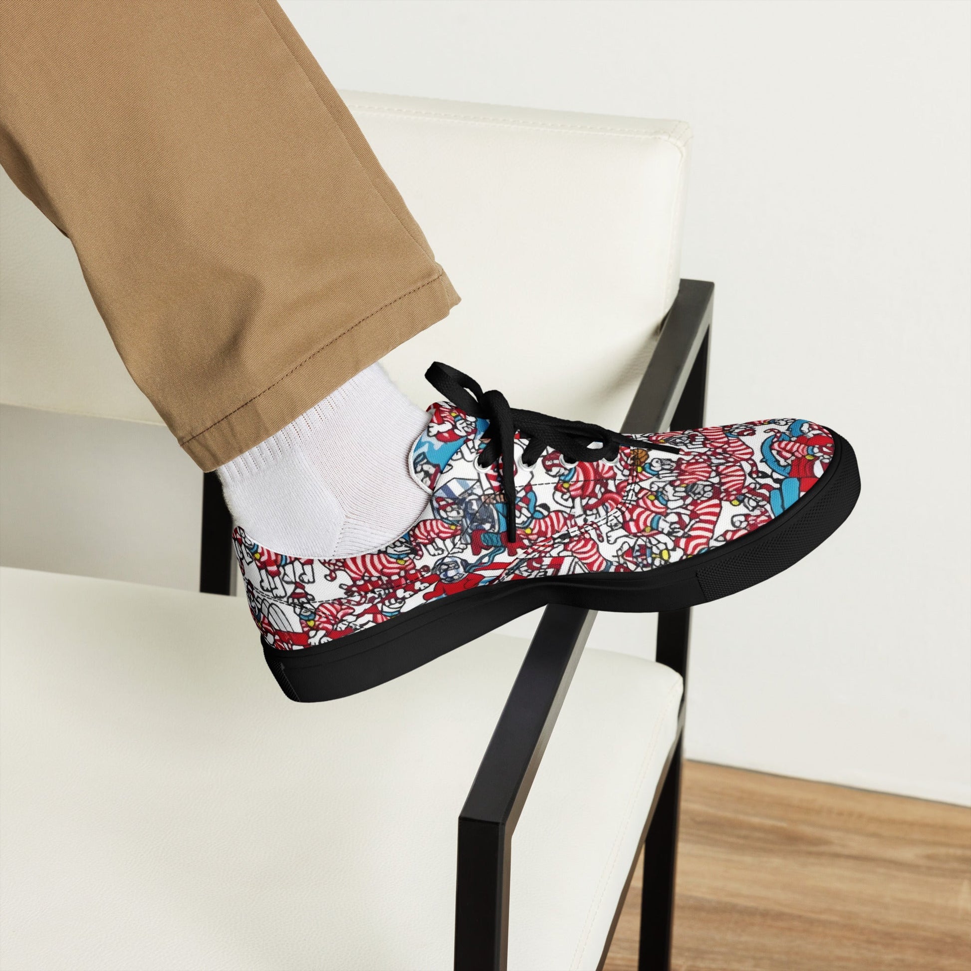 A Whimsical Wonderland for Your Feet, lace - up canvas shoes - T.Eddy’s Art Studio