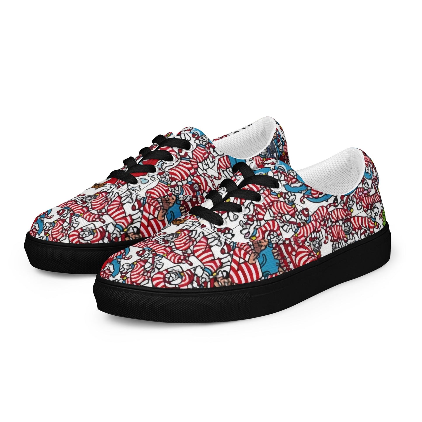 A Whimsical Wonderland for Your Feet, lace - up canvas shoes - T.Eddy’s Art Studio