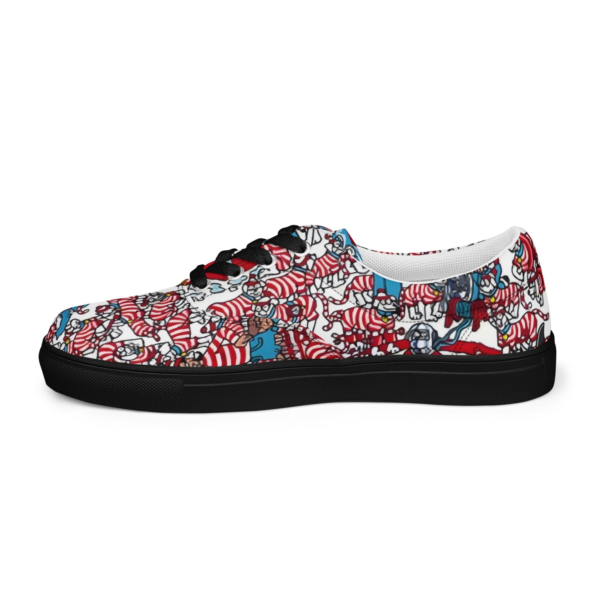 A Whimsical Wonderland for Your Feet, lace - up canvas shoes - T.Eddy’s Art Studio