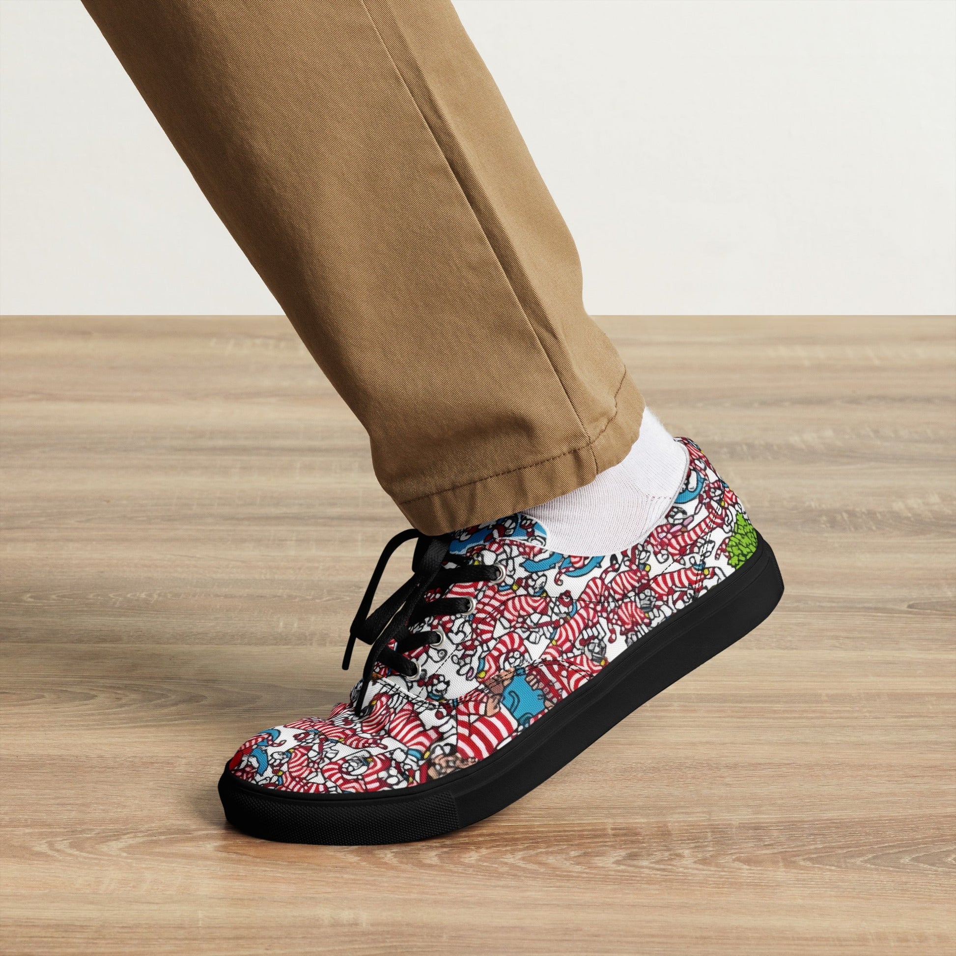 A Whimsical Wonderland for Your Feet, lace - up canvas shoes - T.Eddy’s Art Studio