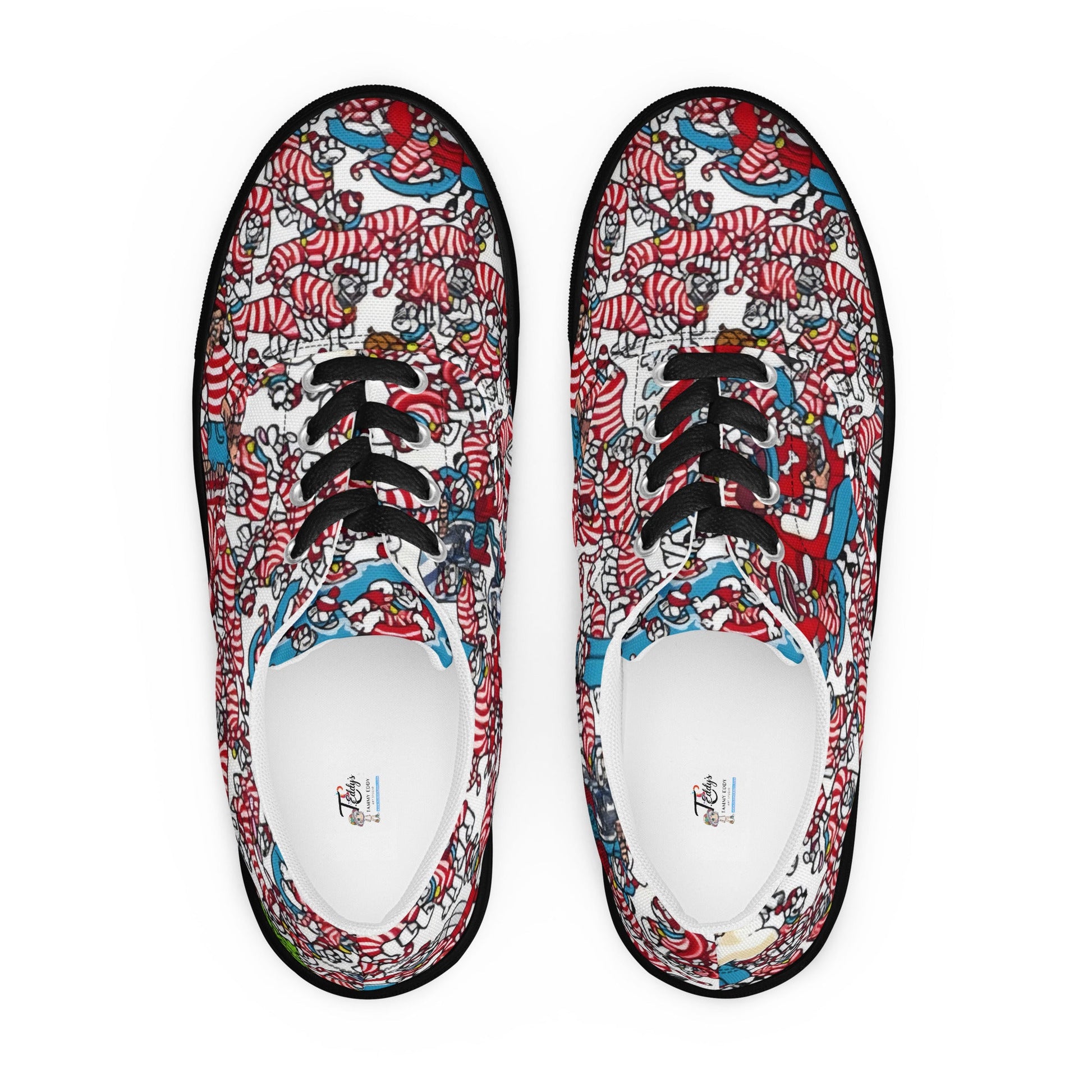 A Whimsical Wonderland for Your Feet, lace - up canvas shoes - T.Eddy’s Art Studio