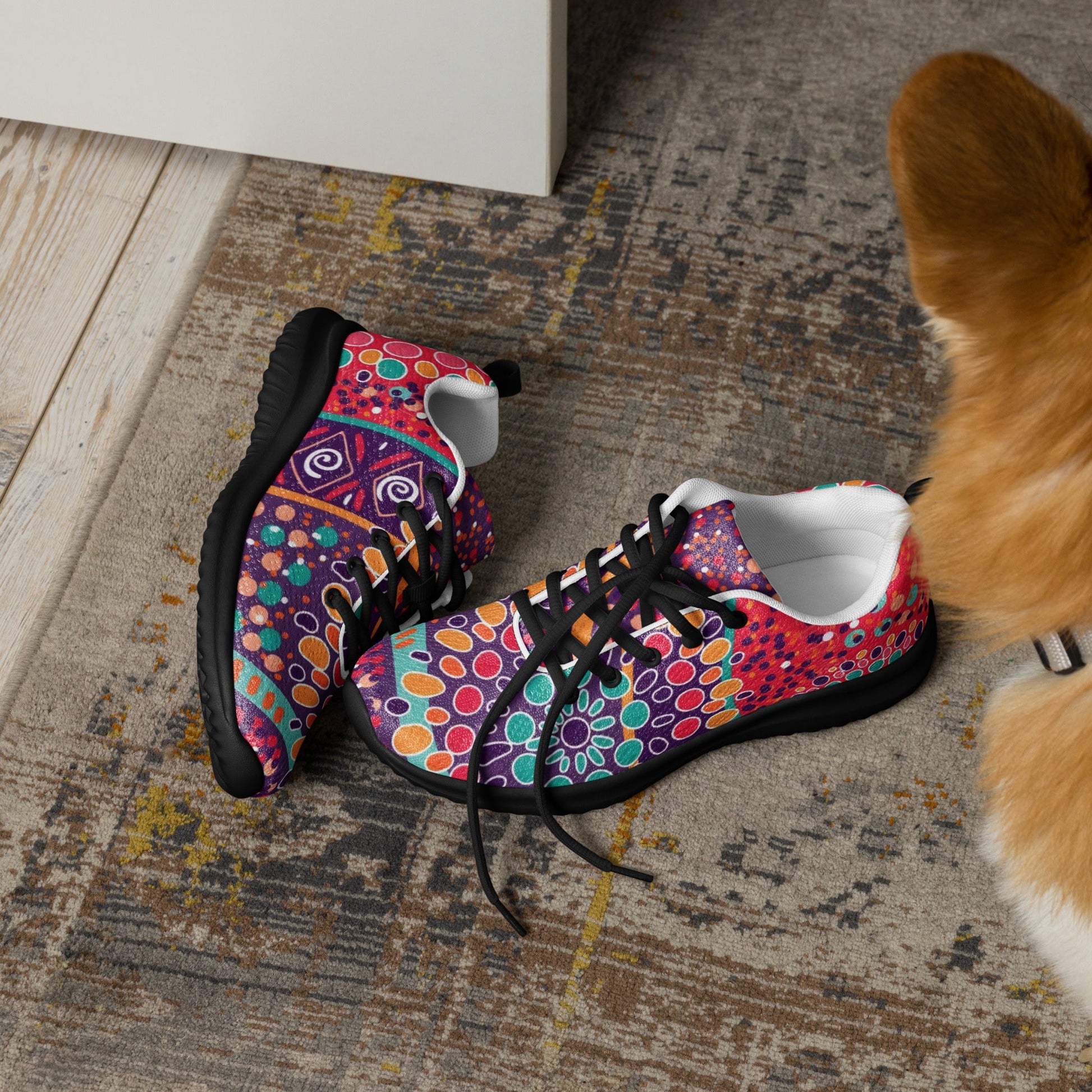 athletic shoes that Burst with Flavorful Color - T.Eddy’s Art Studio