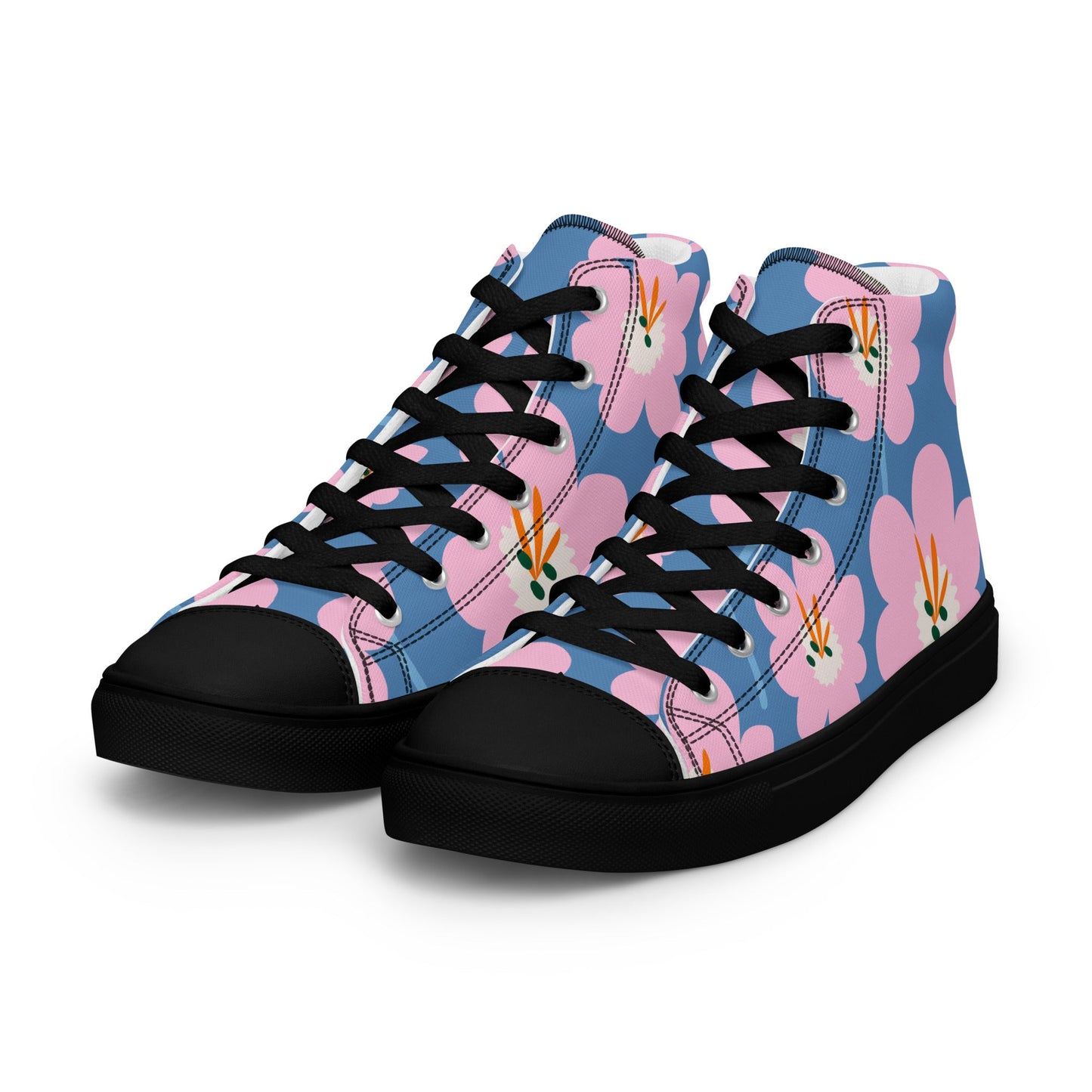 Bloom in Style with Tammy's Floral High - Tops! - T.Eddy’s Art Studio
