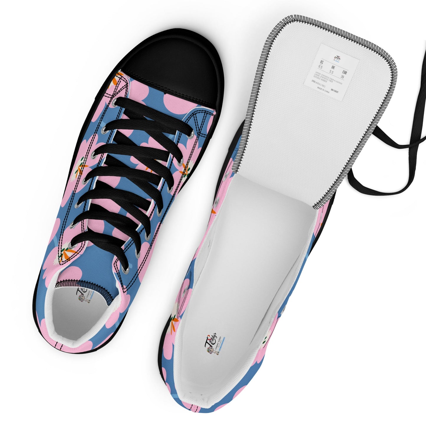 Bloom in Style with Tammy's Floral High - Tops! - T.Eddy’s Art Studio