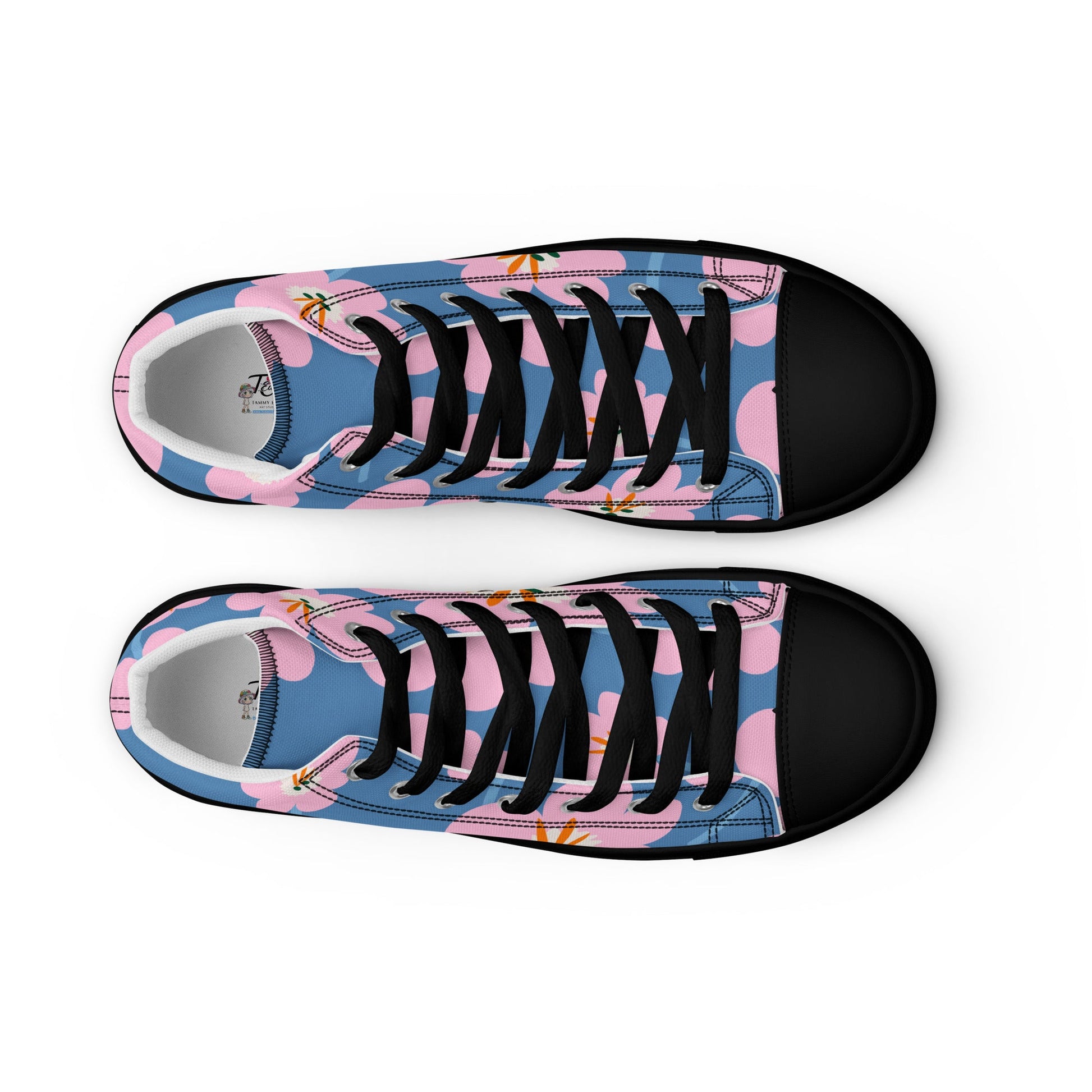 Bloom in Style with Tammy's Floral High - Tops! - T.Eddy’s Art Studio