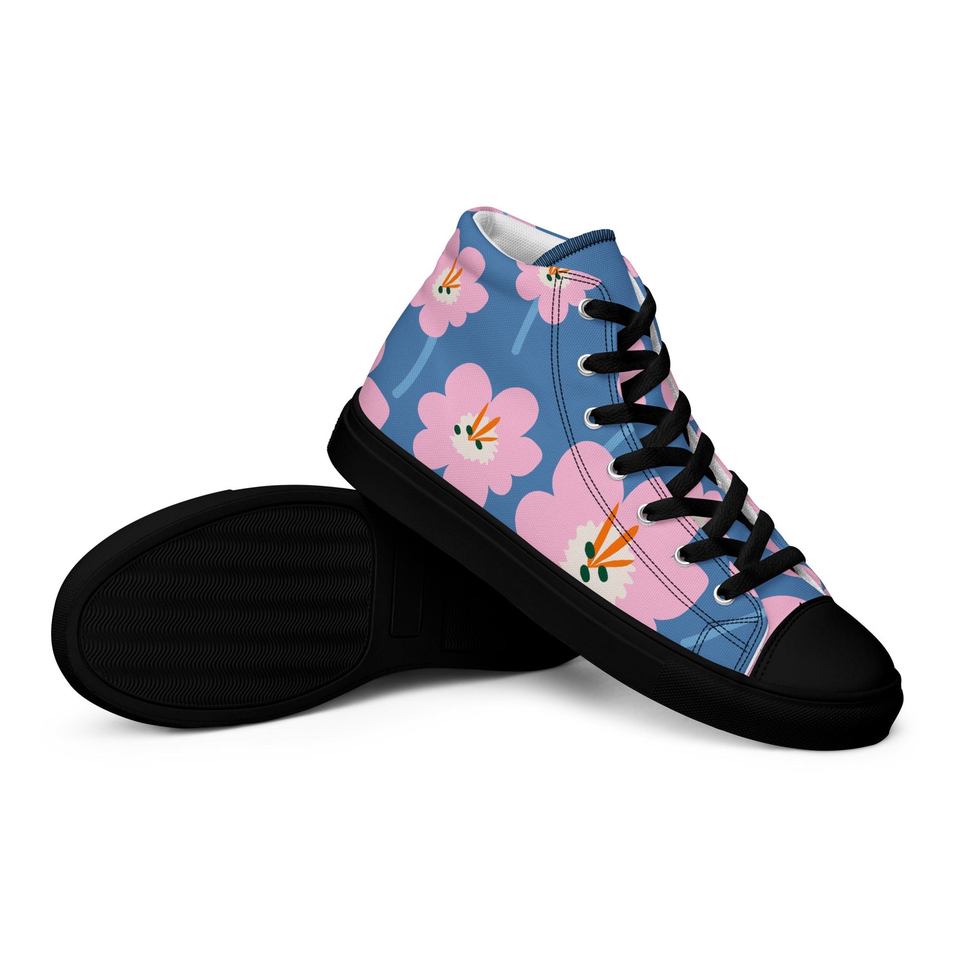 Bloom in Style with Tammy's Floral High - Tops! - T.Eddy’s Art Studio