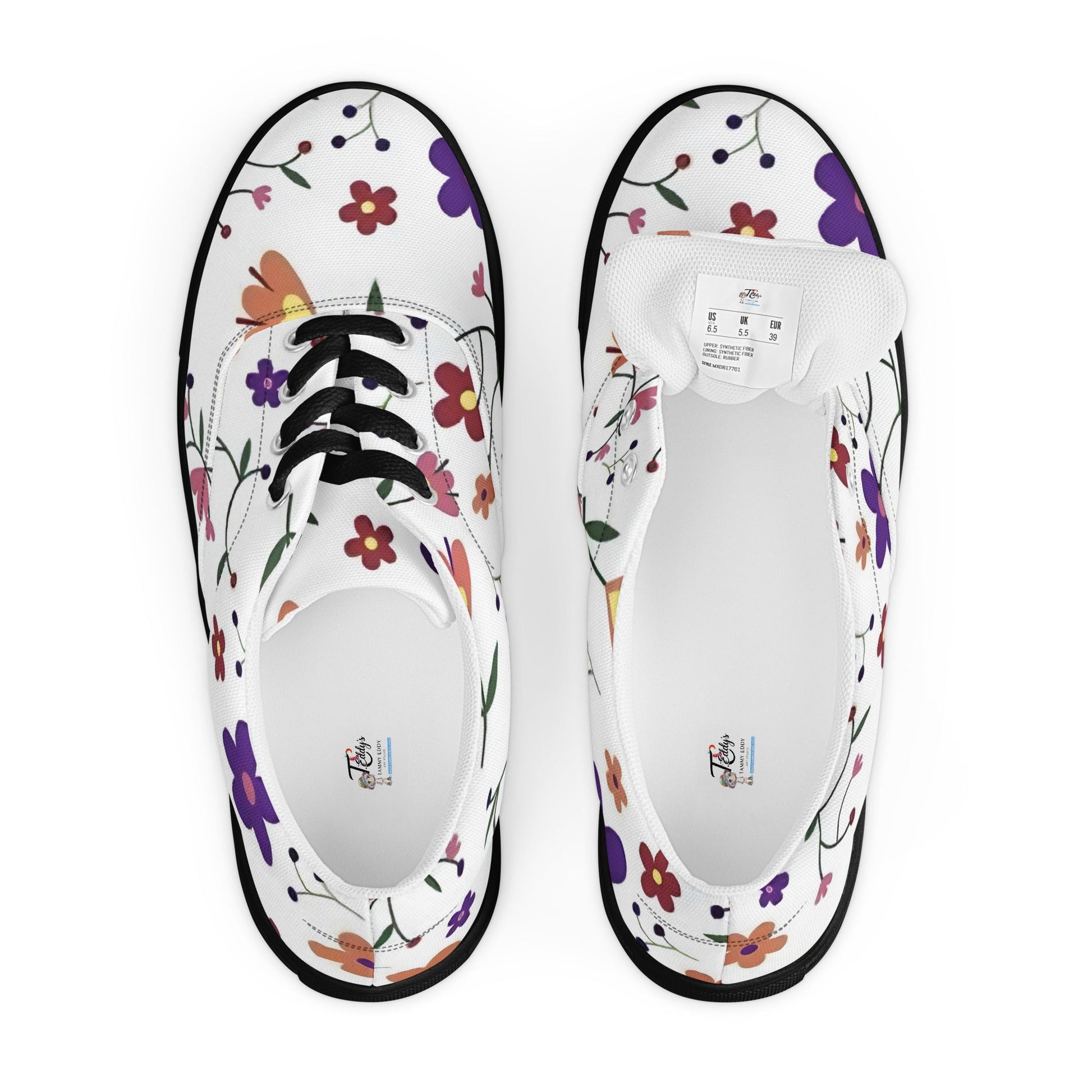 Blossom with Every Step in Tammy's Meadow Low - Tops! - T.Eddy’s Art Studio