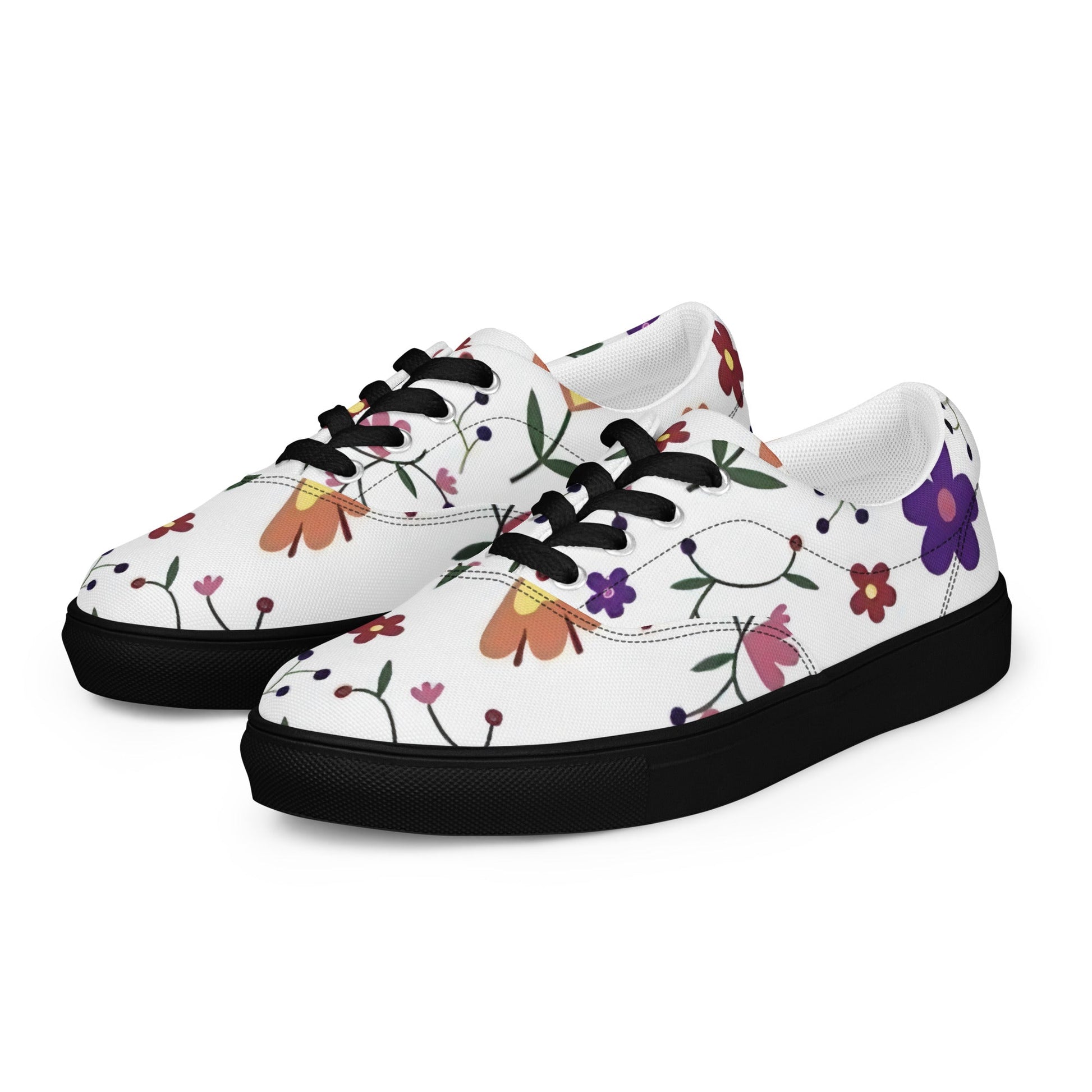 Blossom with Every Step in Tammy's Meadow Low - Tops! - T.Eddy’s Art Studio