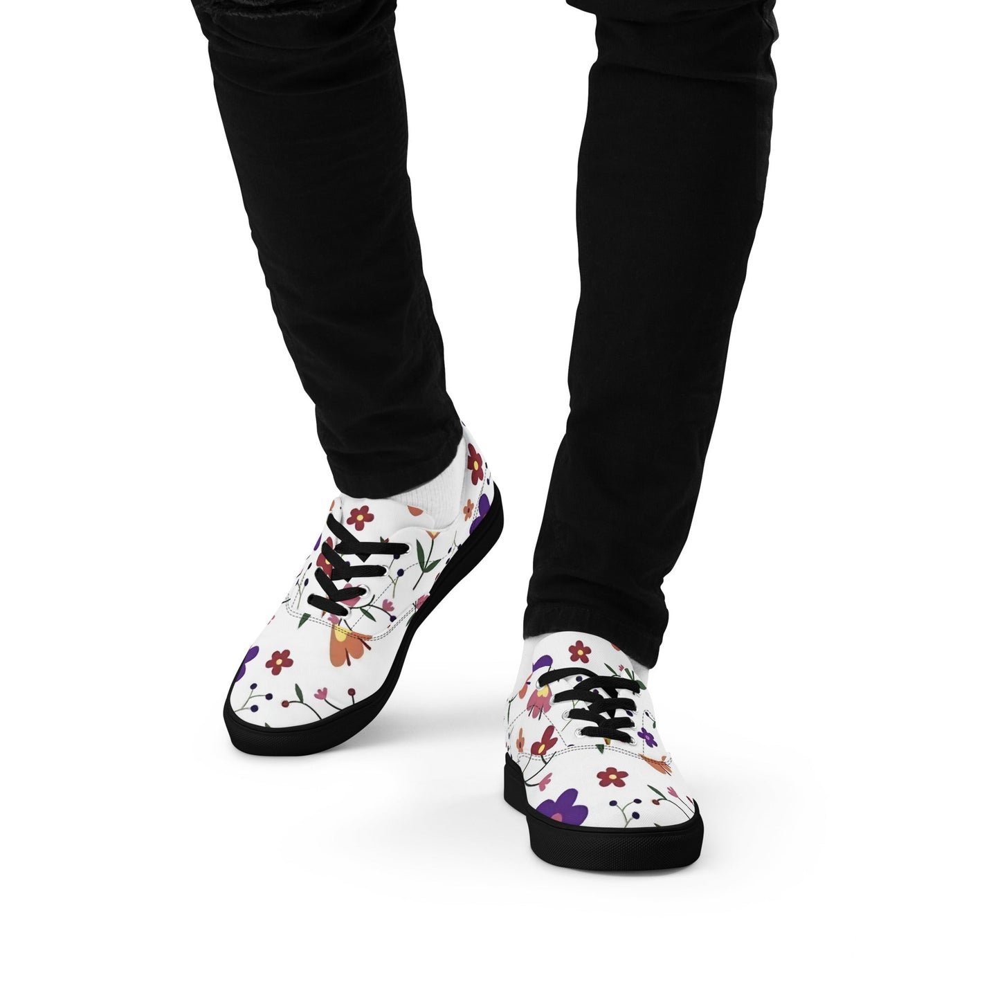 Blossom with Every Step in Tammy's Meadow Low - Tops! - T.Eddy’s Art Studio