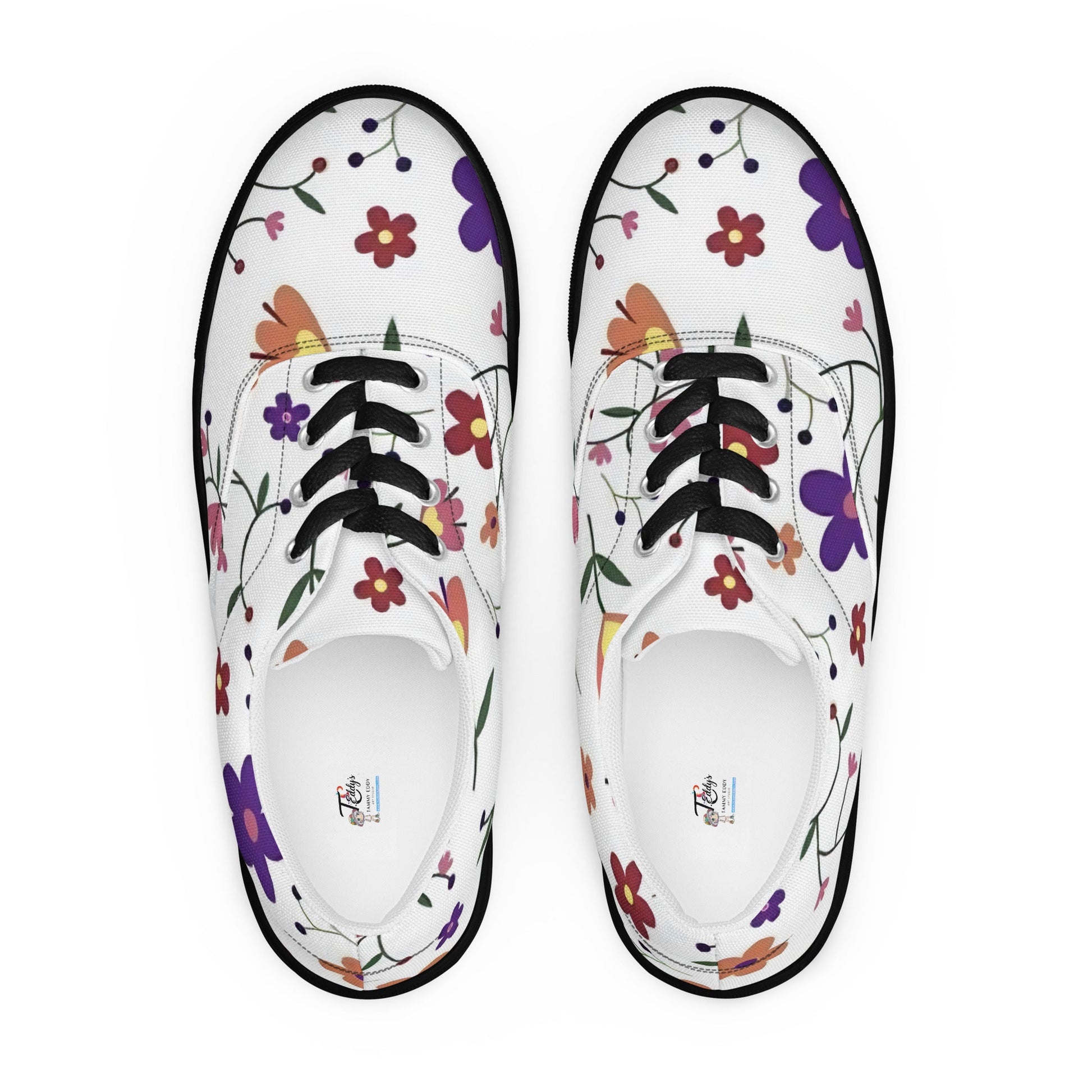 Blossom with Every Step in Tammy's Meadow Low - Tops! - T.Eddy’s Art Studio