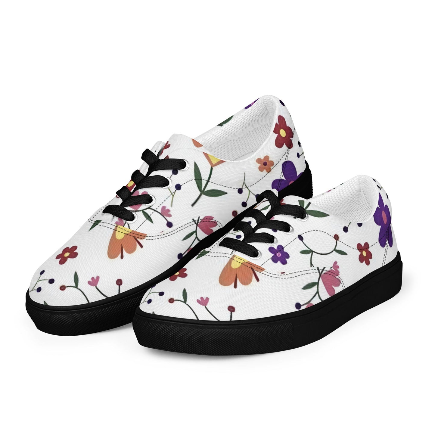 Blossom with Every Step in Tammy's Meadow Low - Tops! - T.Eddy’s Art Studio