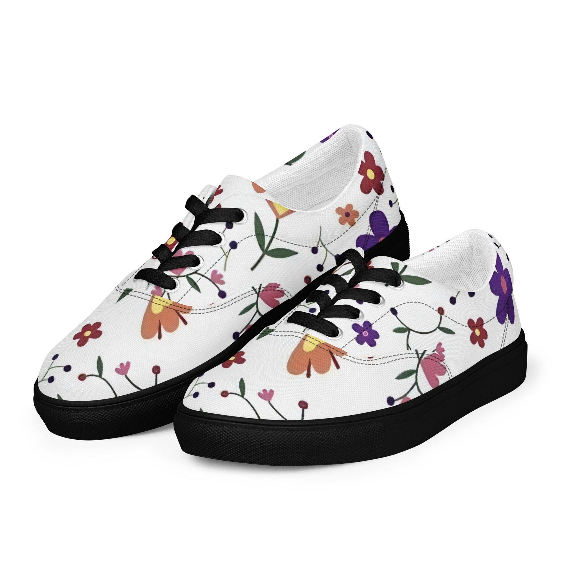 Blossom with Every Step in Tammy's Meadow Low - Tops! - T.Eddy’s Art Studio