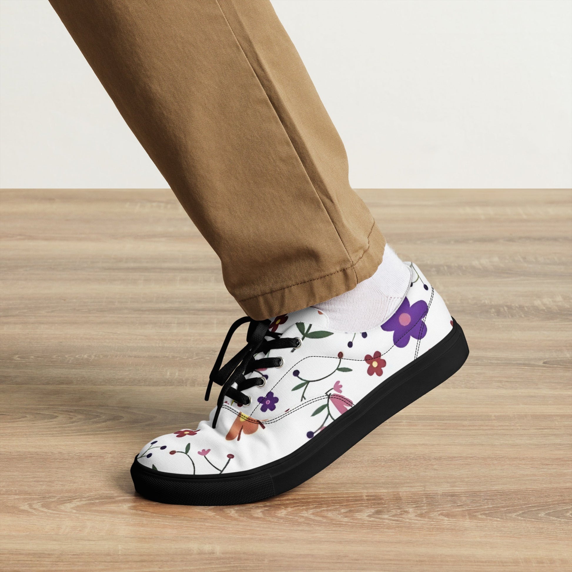 Blossom with Every Step in Tammy's Meadow Low - Tops! - T.Eddy’s Art Studio