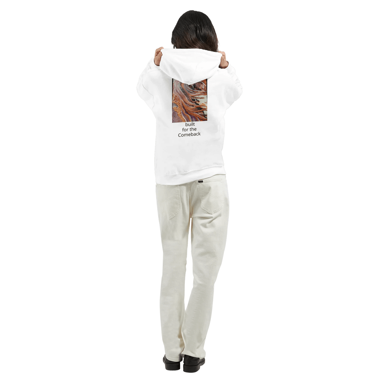 Classic Unisex Pullover Hoodie | Gildan® 18500 White - Resilient Art Wear
