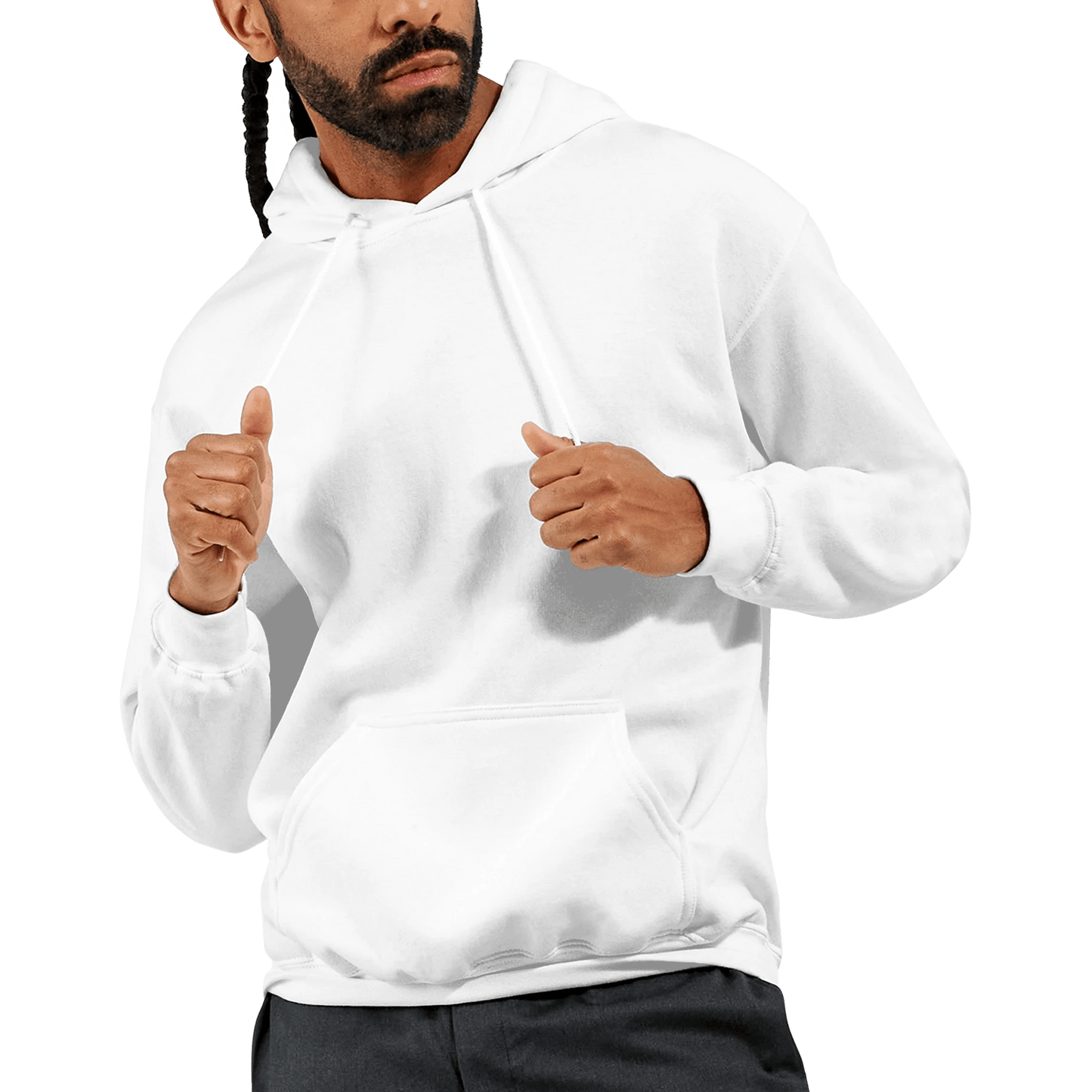 Classic Unisex Pullover Hoodie | Gildan® 18500 White - Resilient Art Wear