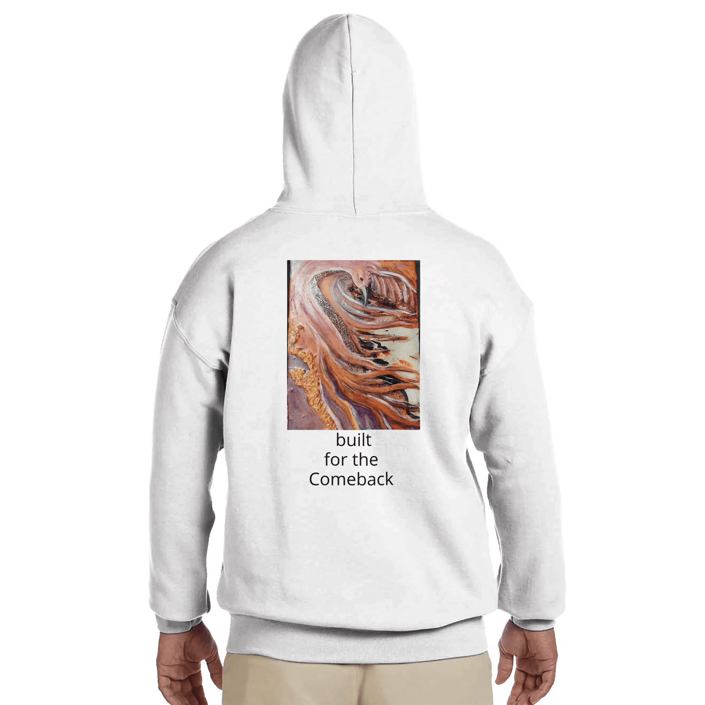 Classic Unisex Pullover Hoodie | Gildan® 18500 White - Resilient Art Wear