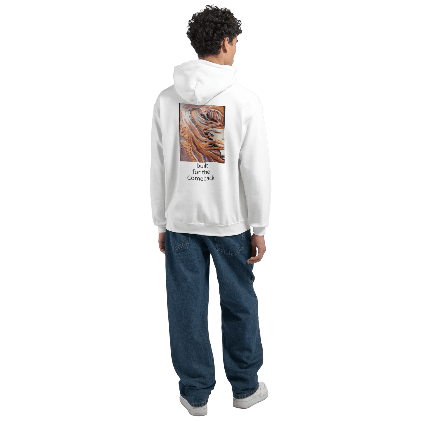 Classic Unisex Pullover Hoodie | Gildan® 18500 White - Resilient Art Wear