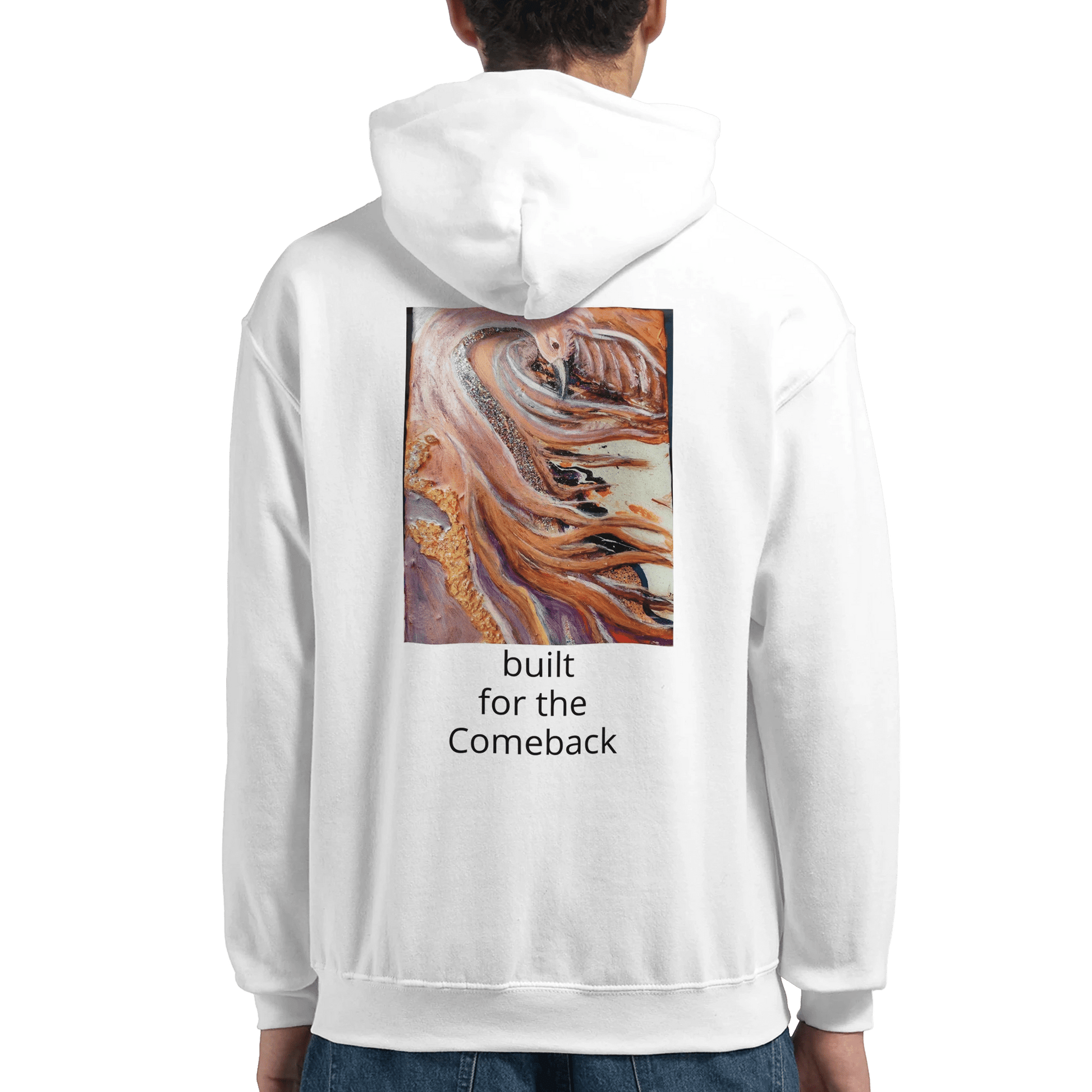 Classic Unisex Pullover Hoodie | Gildan® 18500 White - Resilient Art Wear