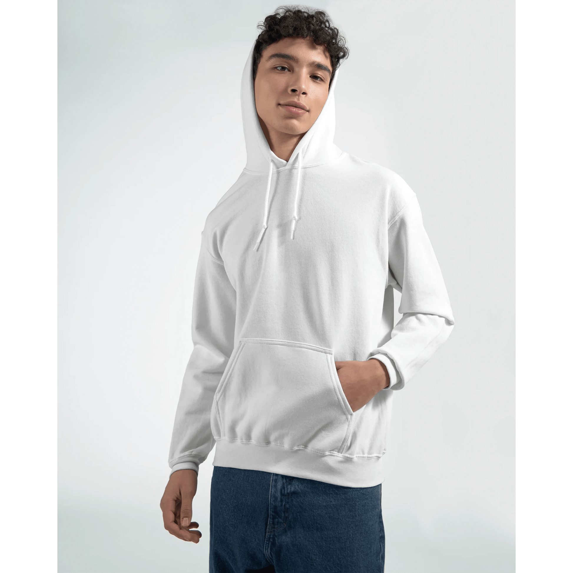 Classic Unisex Pullover Hoodie | Gildan® 18500 White - Resilient Art Wear