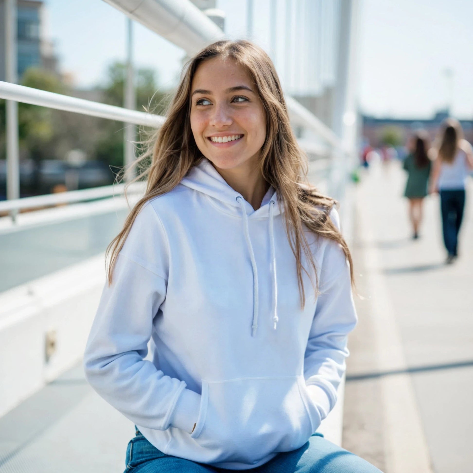 Classic Unisex Pullover Hoodie | Gildan® 18500 White - Resilient Art Wear