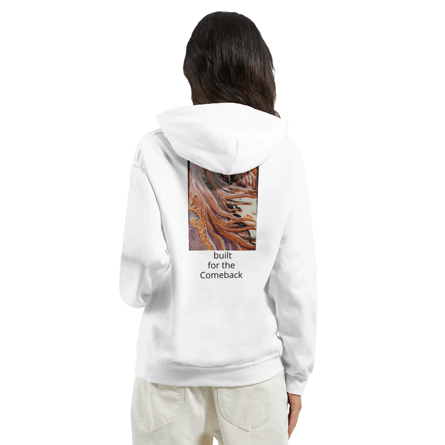 Classic Unisex Pullover Hoodie | Gildan® 18500 White - Resilient Art Wear
