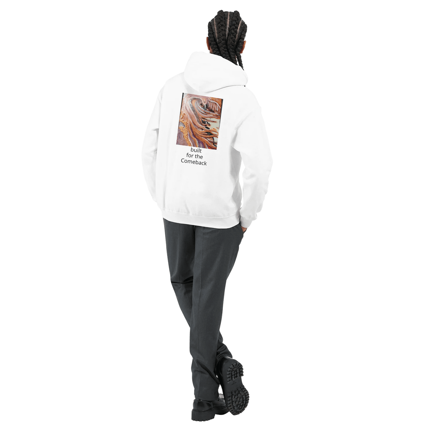 Classic Unisex Pullover Hoodie | Gildan® 18500 White - Resilient Art Wear