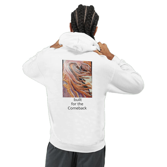 Classic Unisex Pullover Hoodie | Gildan® 18500 White - Resilient Art Wear