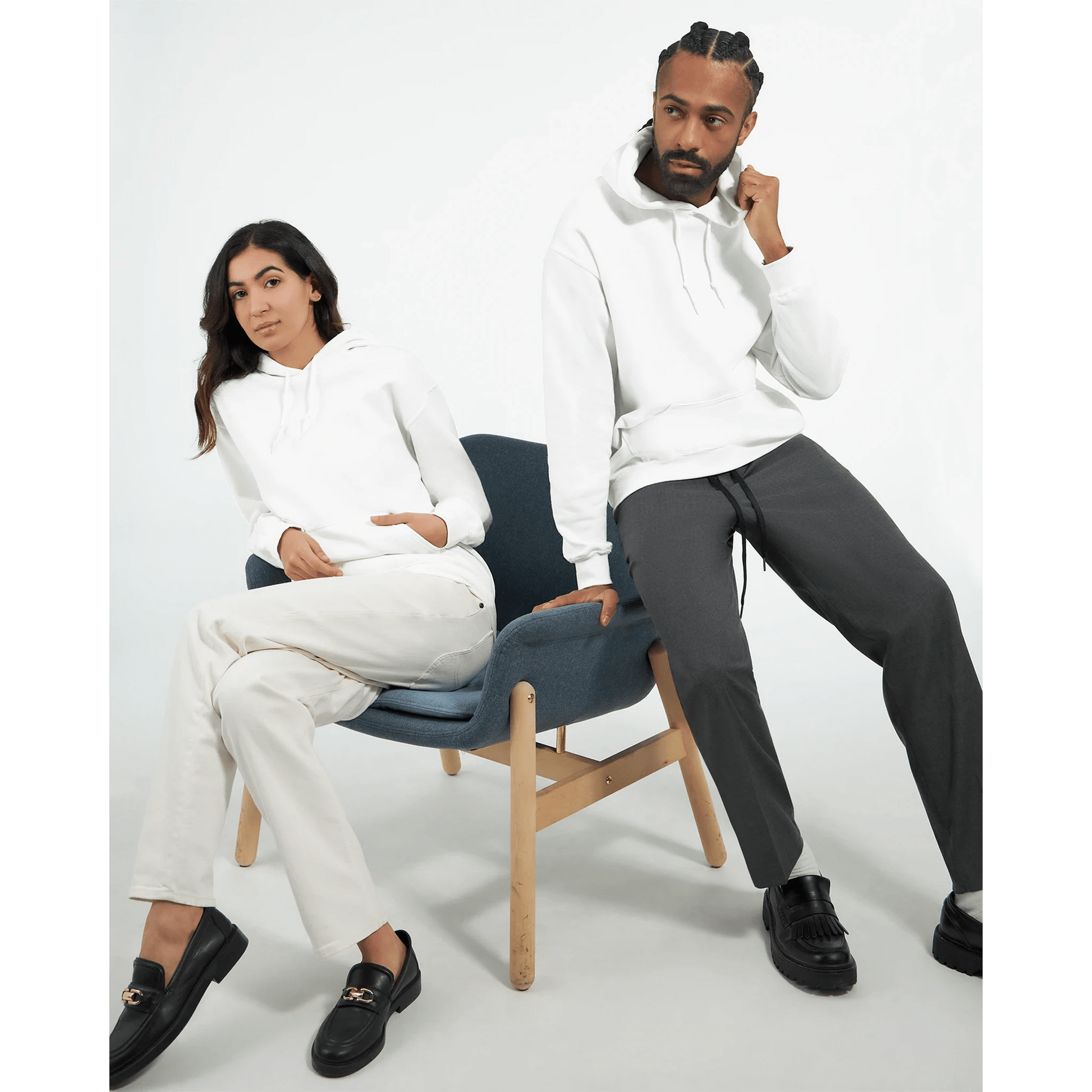 Classic Unisex Pullover Hoodie | Gildan® 18500 White - Resilient Art Wear