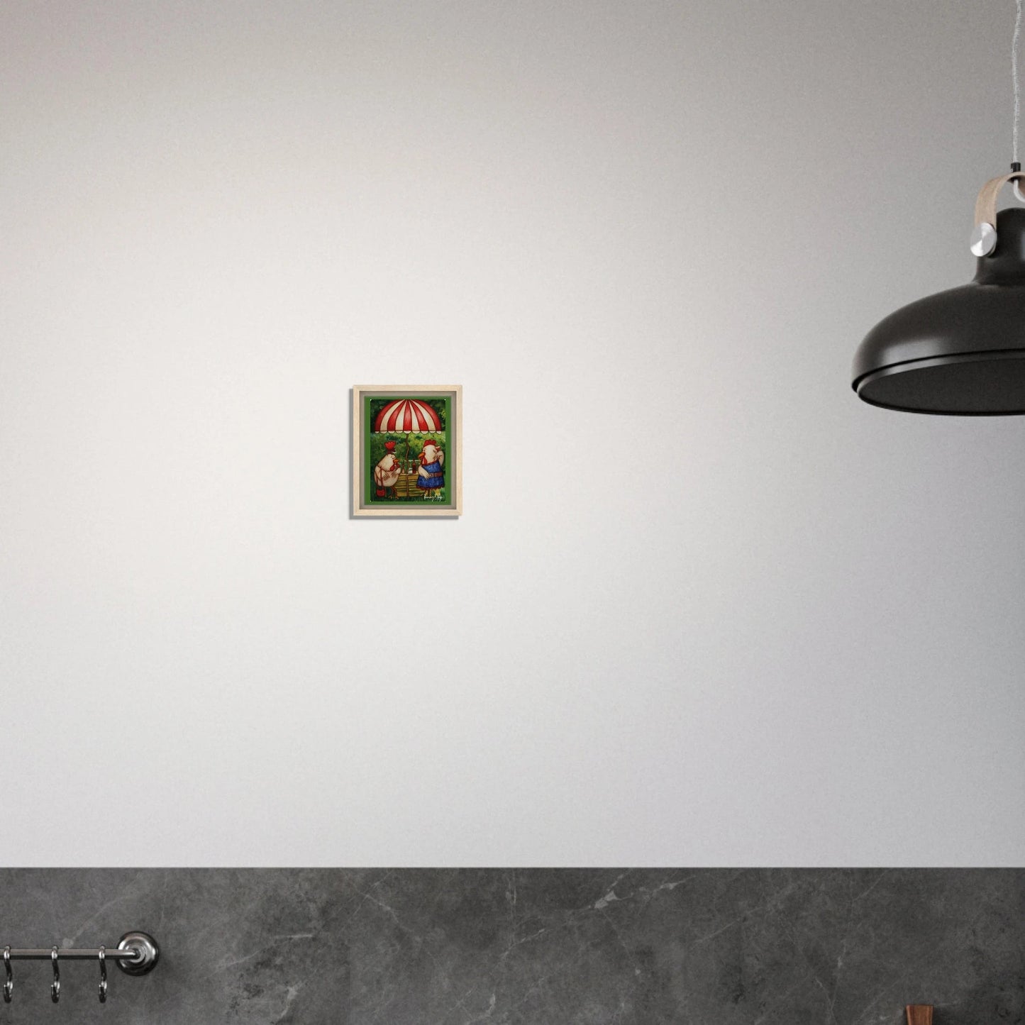 "Cocktail Hour" Framed Canvas Print - T.Eddy’s Art Studio