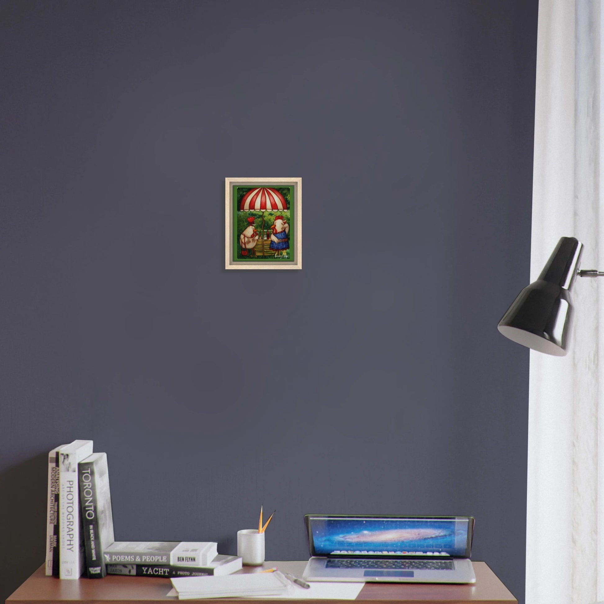 "Cocktail Hour" Framed Canvas Print - T.Eddy’s Art Studio