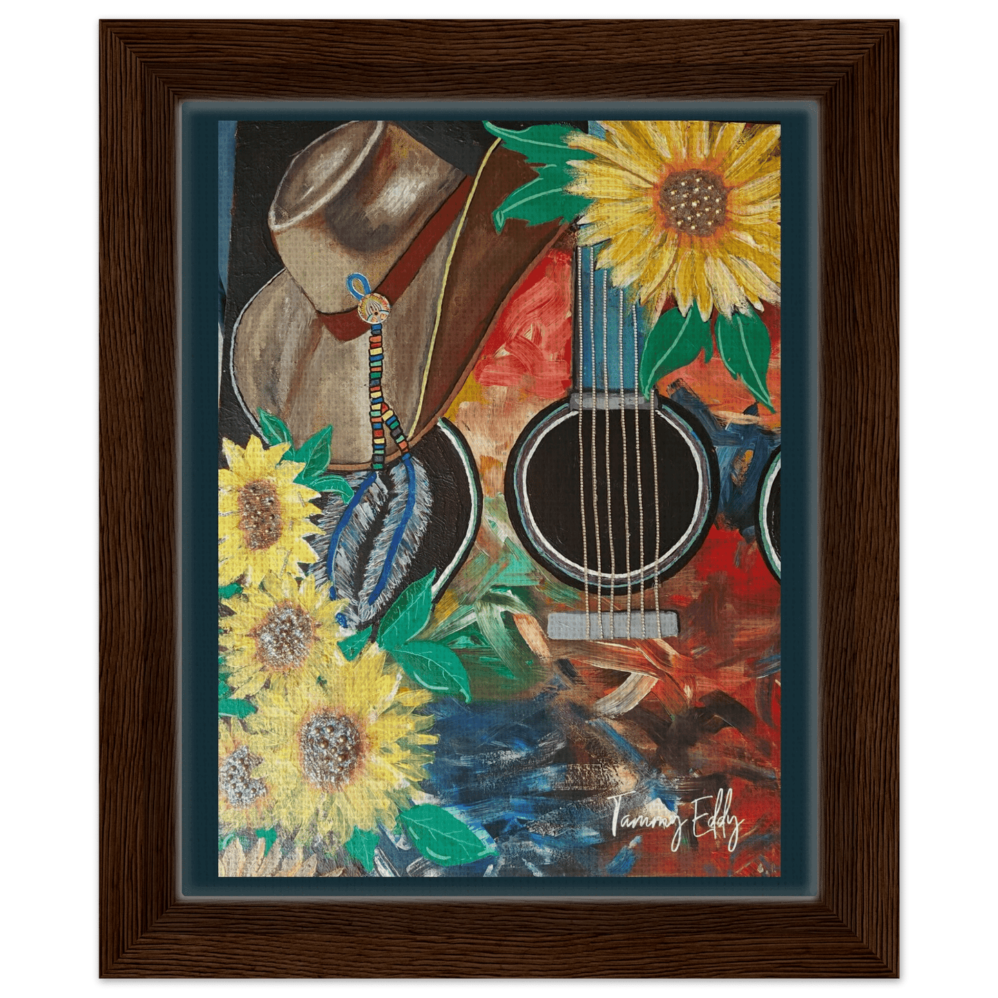 "Country Melody" Framed Canvas Print - T.Eddy’s Art Studio