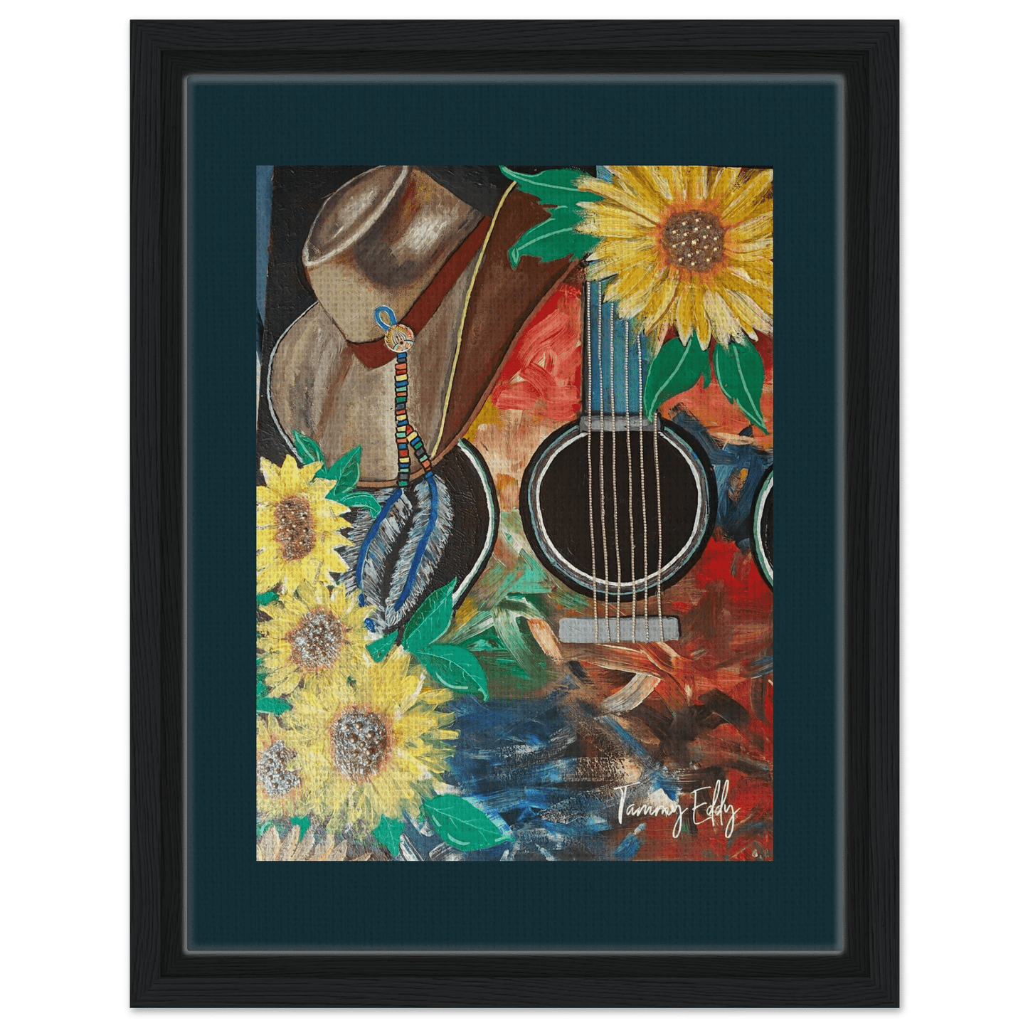 "Country Melody" Framed Canvas Print - T.Eddy’s Art Studio