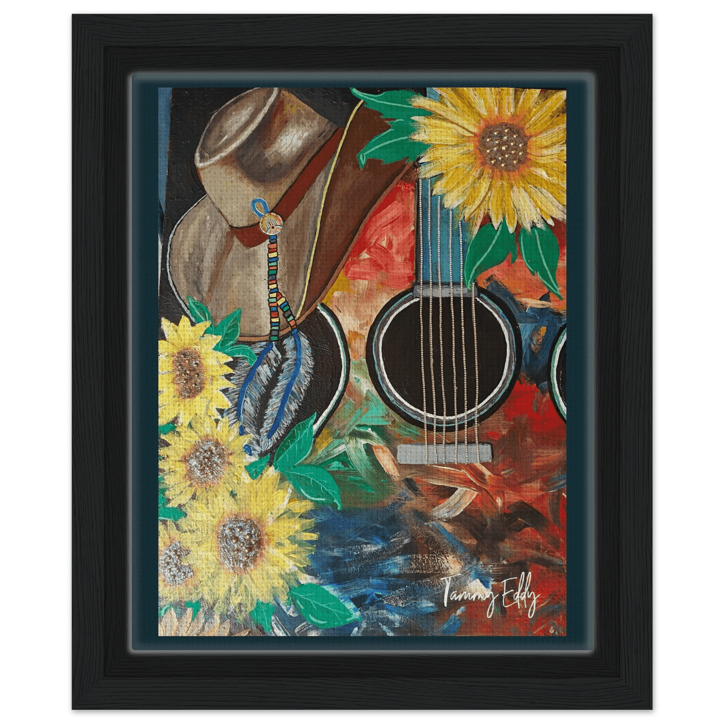 "Country Melody" Framed Canvas Print - T.Eddy’s Art Studio