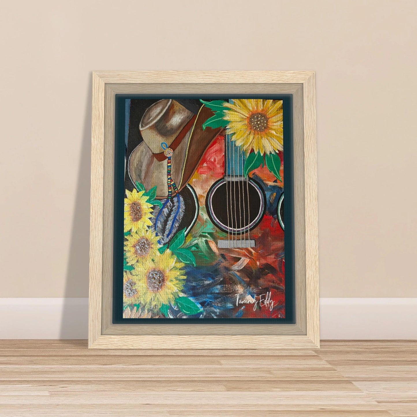 "Country Melody" Framed Canvas Print - T.Eddy’s Art Studio