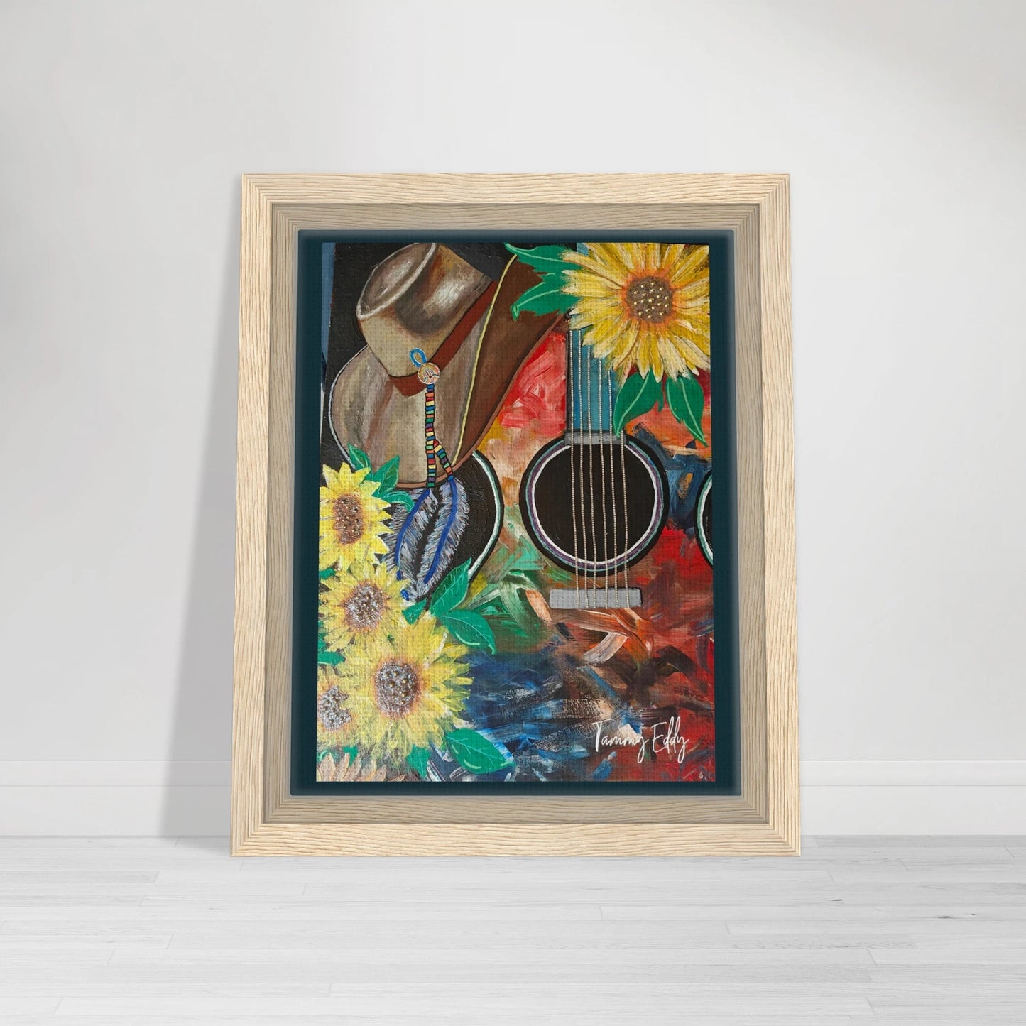 "Country Melody" Framed Canvas Print - T.Eddy’s Art Studio