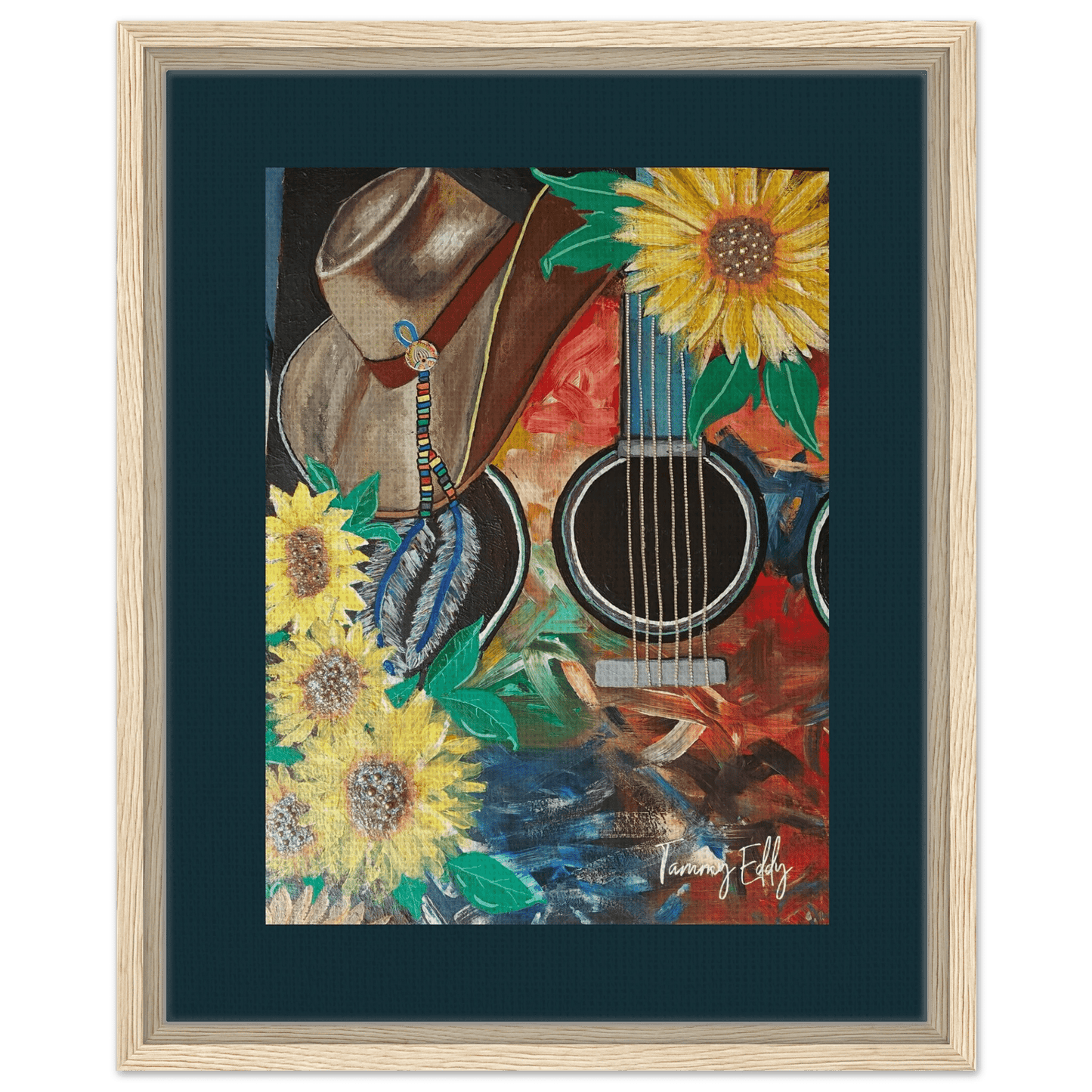 "Country Melody" Framed Canvas Print - T.Eddy’s Art Studio