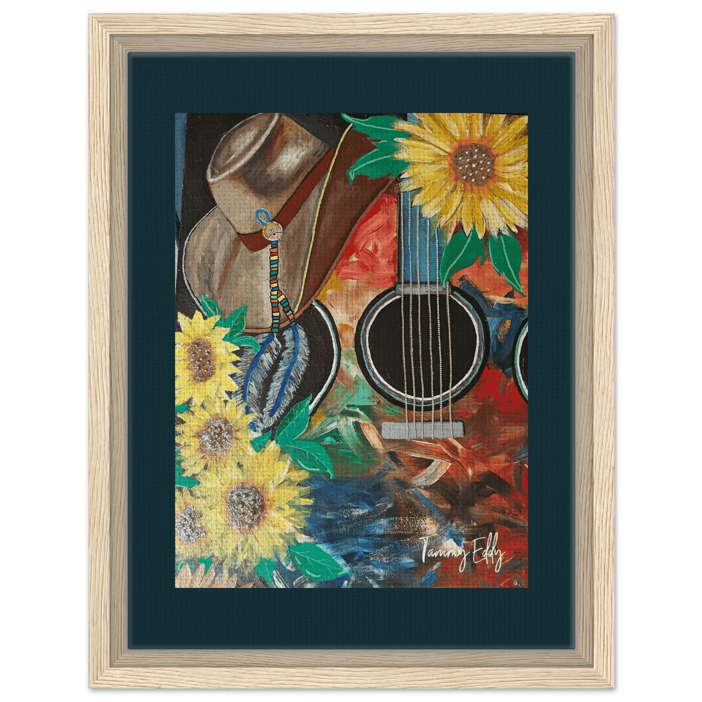 "Country Melody" Framed Canvas Print - T.Eddy’s Art Studio