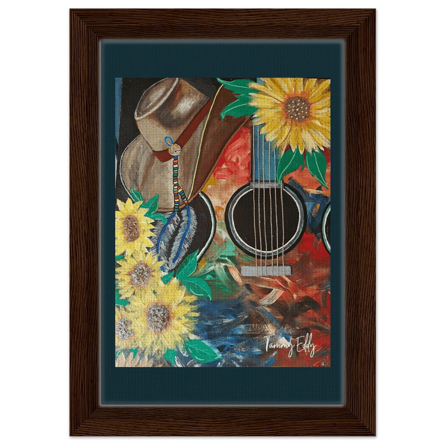 "Country Melody" Framed Canvas Print - T.Eddy’s Art Studio