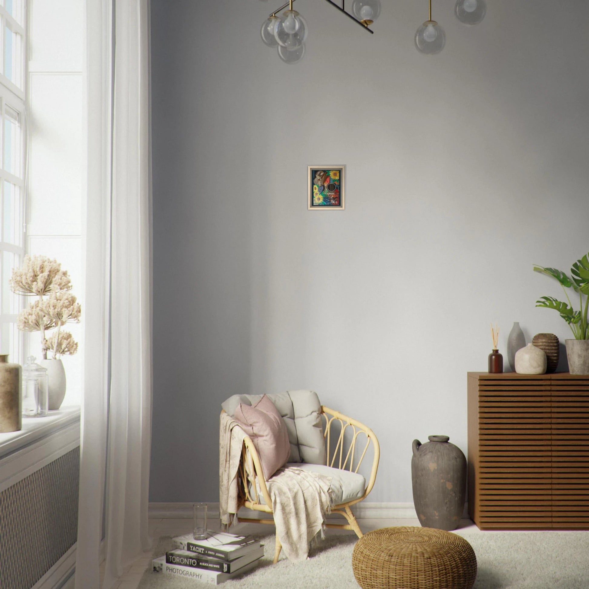 "Country Melody" Framed Canvas Print - T.Eddy’s Art Studio