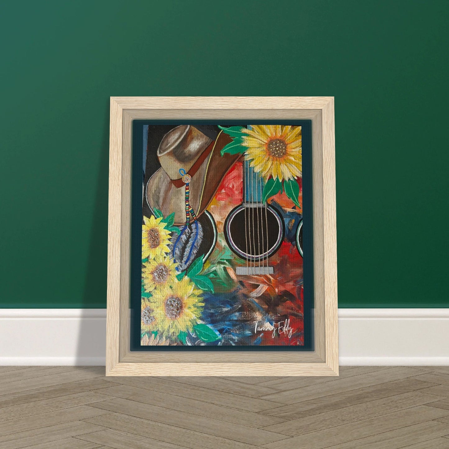 "Country Melody" Framed Canvas Print - T.Eddy’s Art Studio