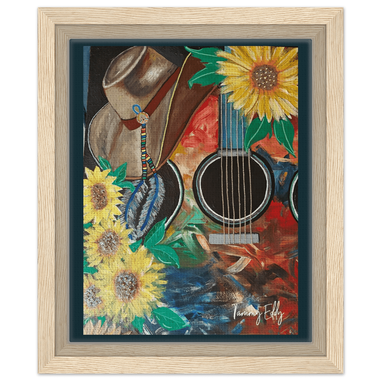 "Country Melody" Framed Canvas Print - T.Eddy’s Art Studio