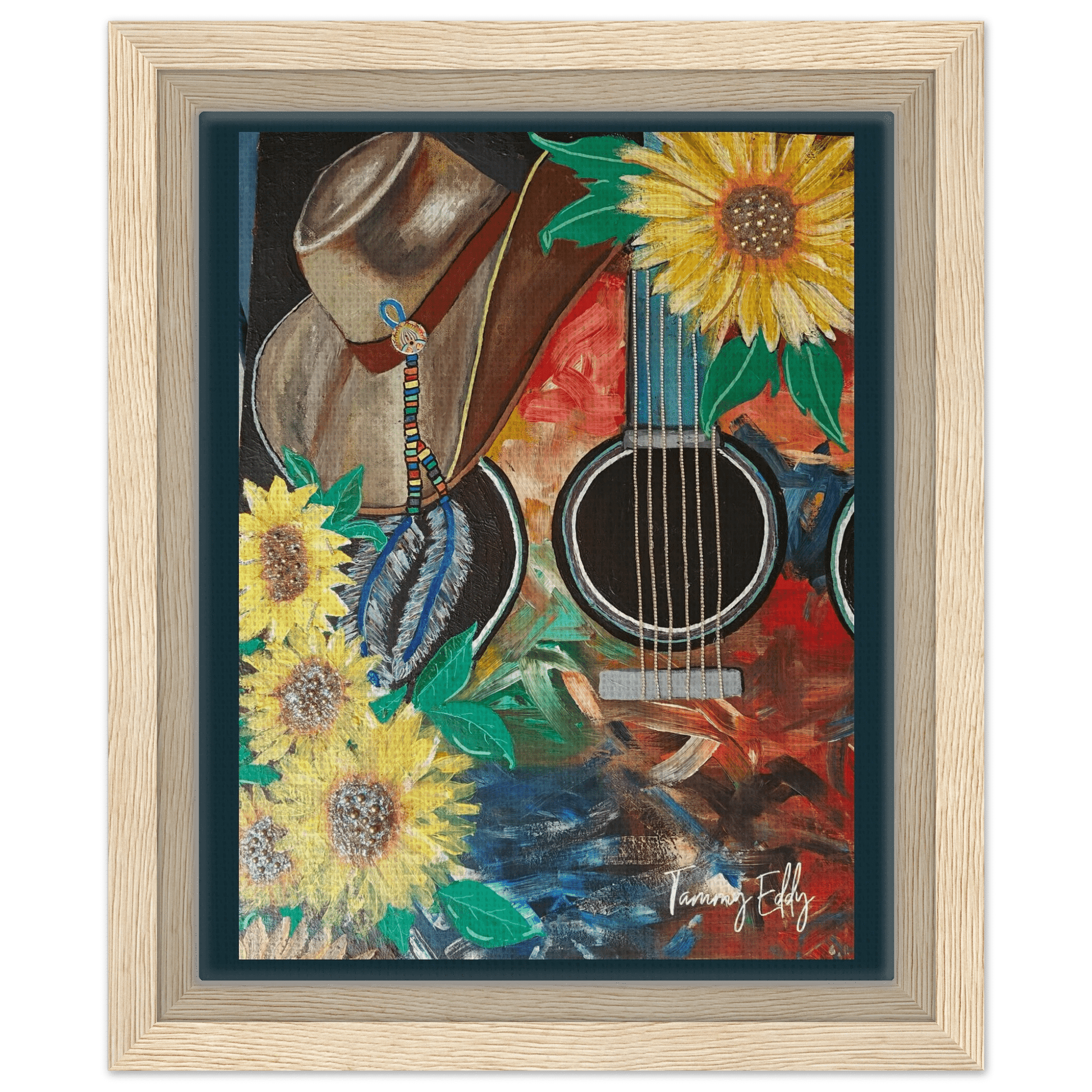 "Country Melody" Framed Canvas Print - T.Eddy’s Art Studio