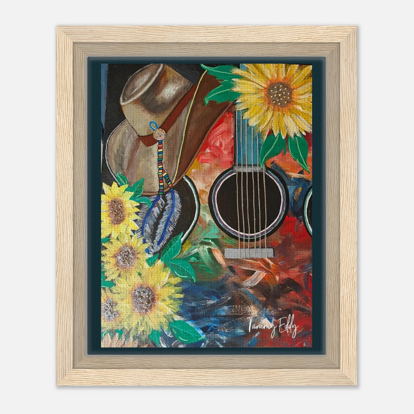 "Country Melody" Framed Canvas Print - T.Eddy’s Art Studio