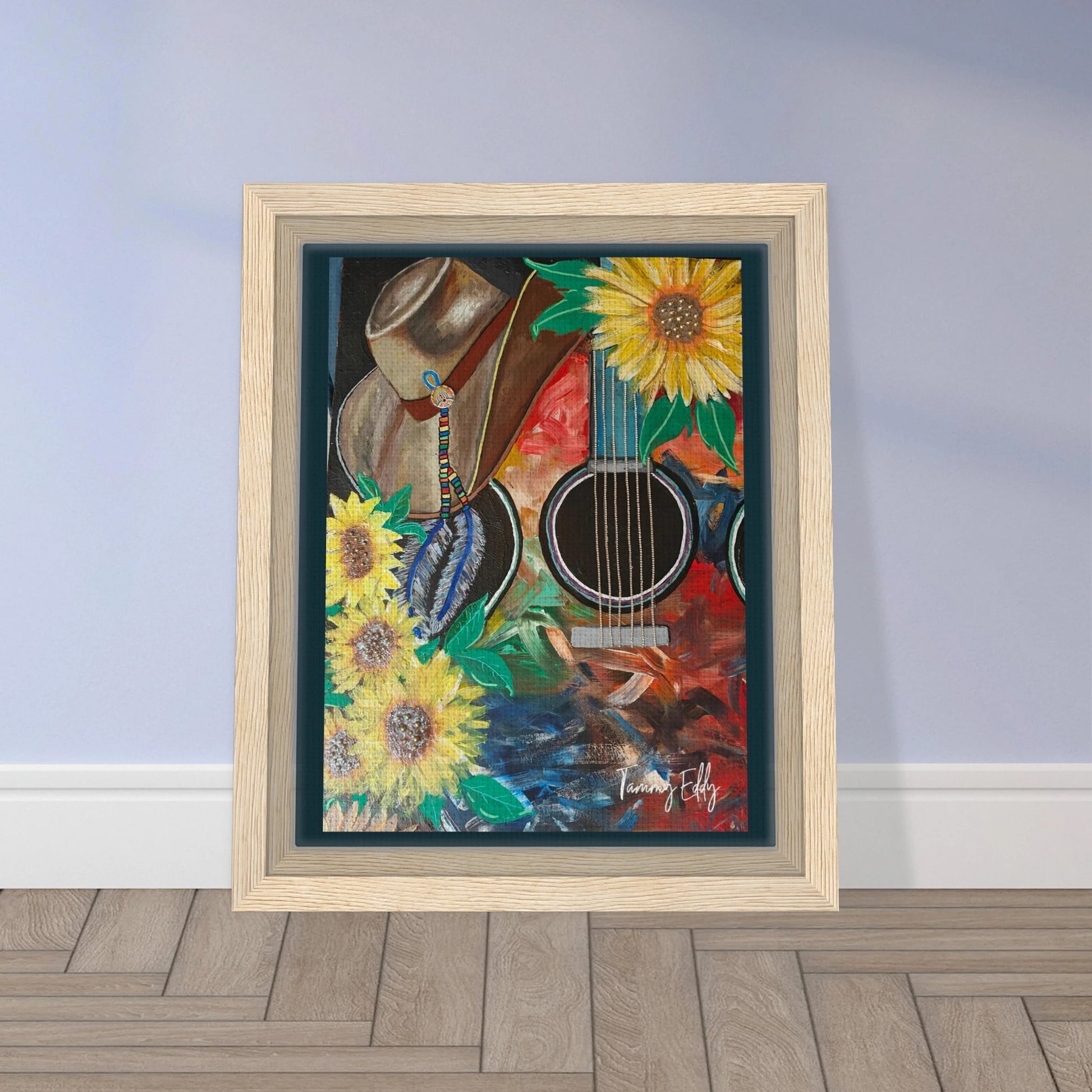 "Country Melody" Framed Canvas Print - T.Eddy’s Art Studio
