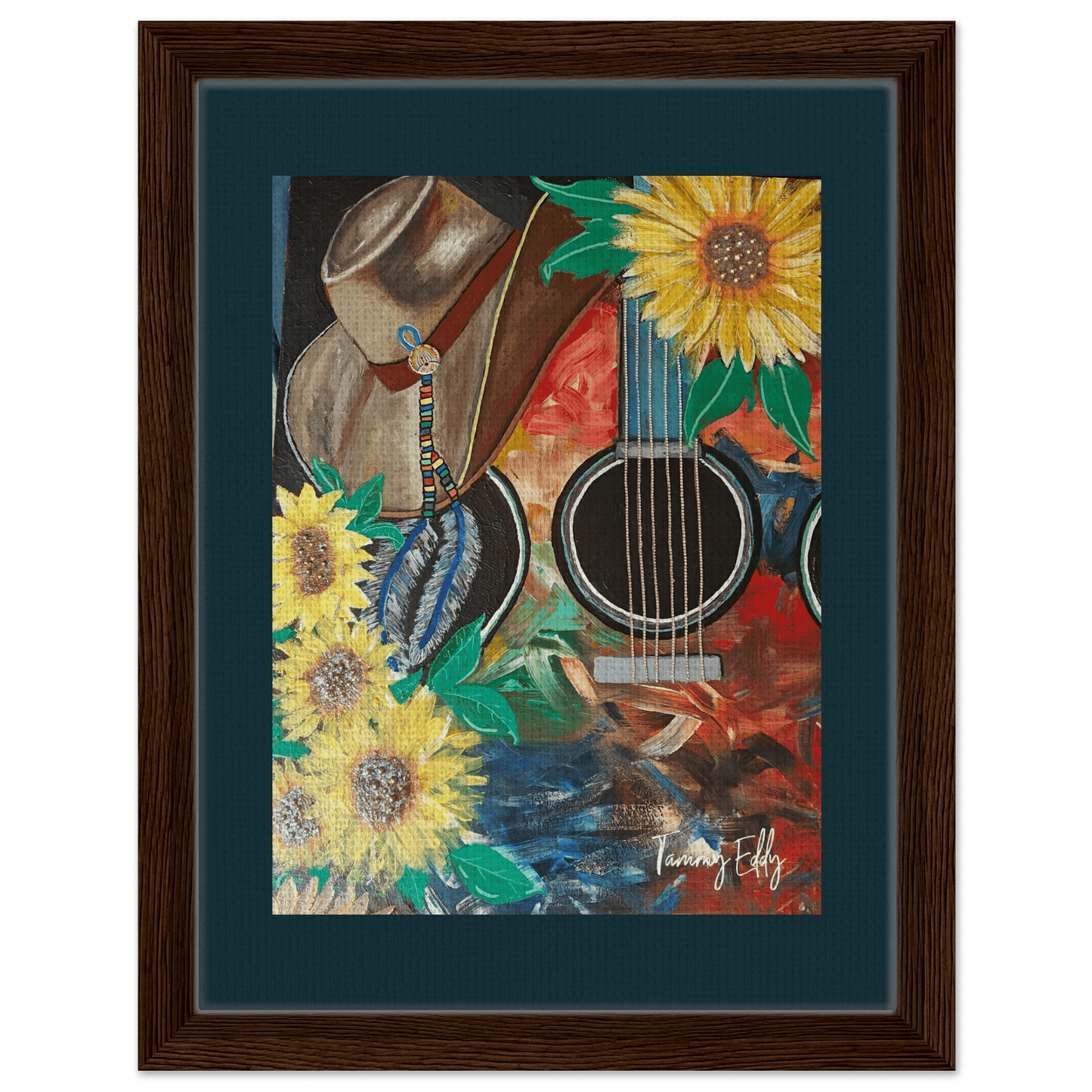 "Country Melody" Framed Canvas Print - T.Eddy’s Art Studio