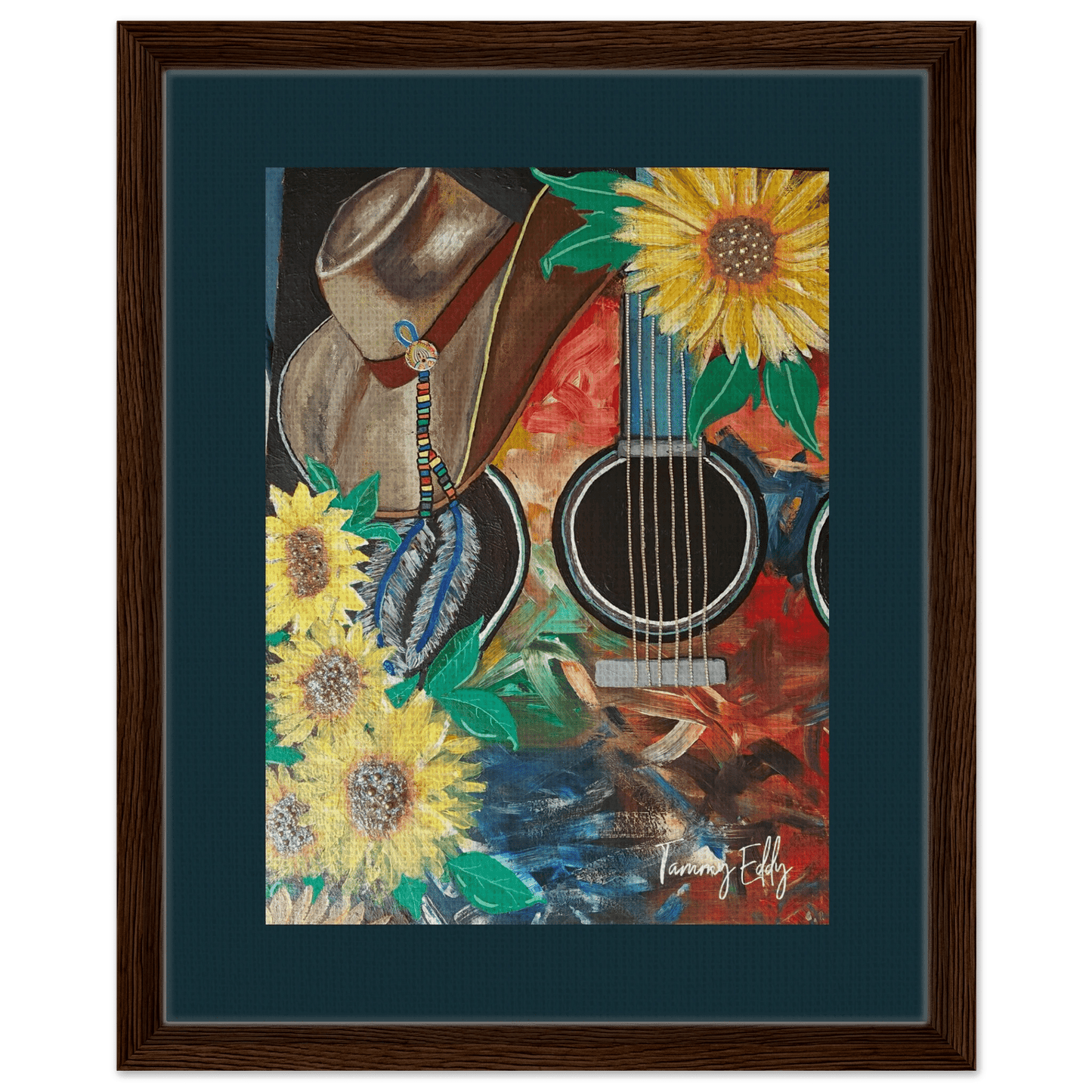 "Country Melody" Framed Canvas Print - T.Eddy’s Art Studio