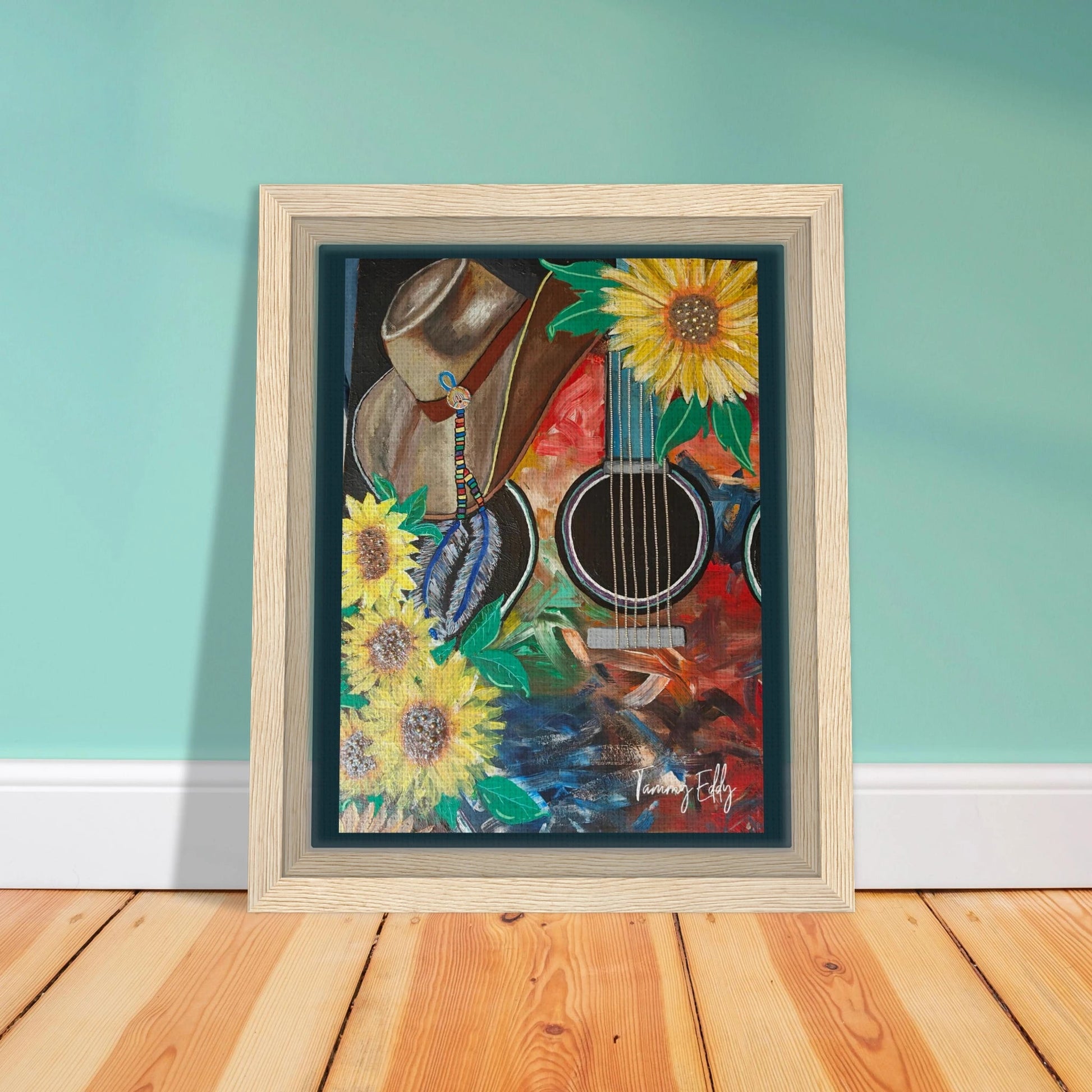 "Country Melody" Framed Canvas Print - T.Eddy’s Art Studio