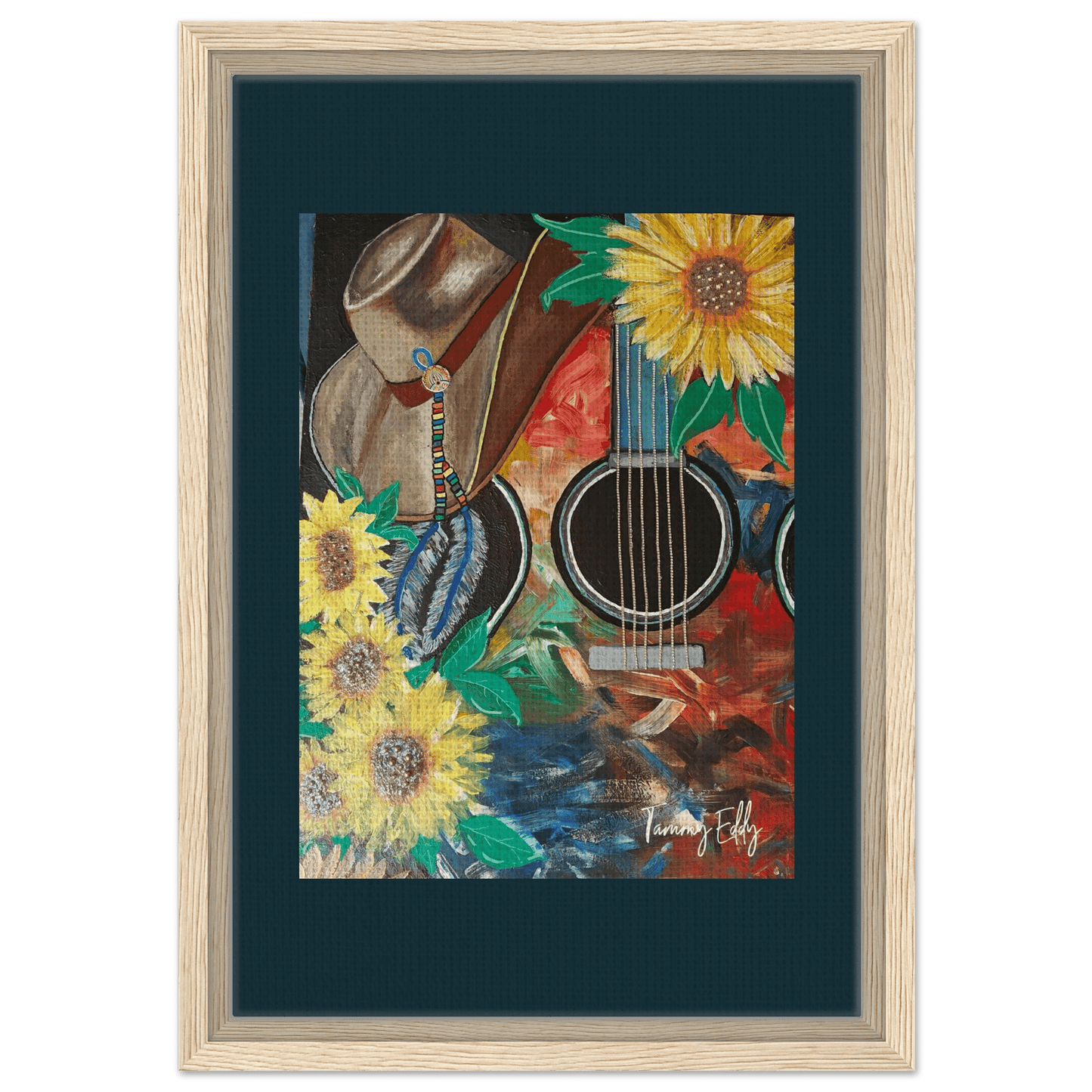 "Country Melody" Framed Canvas Print - T.Eddy’s Art Studio